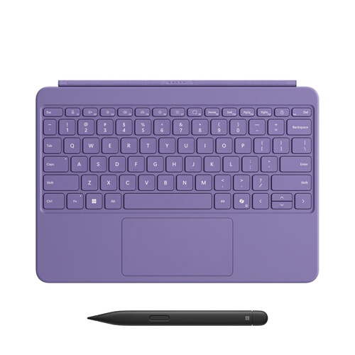 Microsoft Azerty Signature Violet + Stylet Slim Pen 2 pour Surface Pro 12