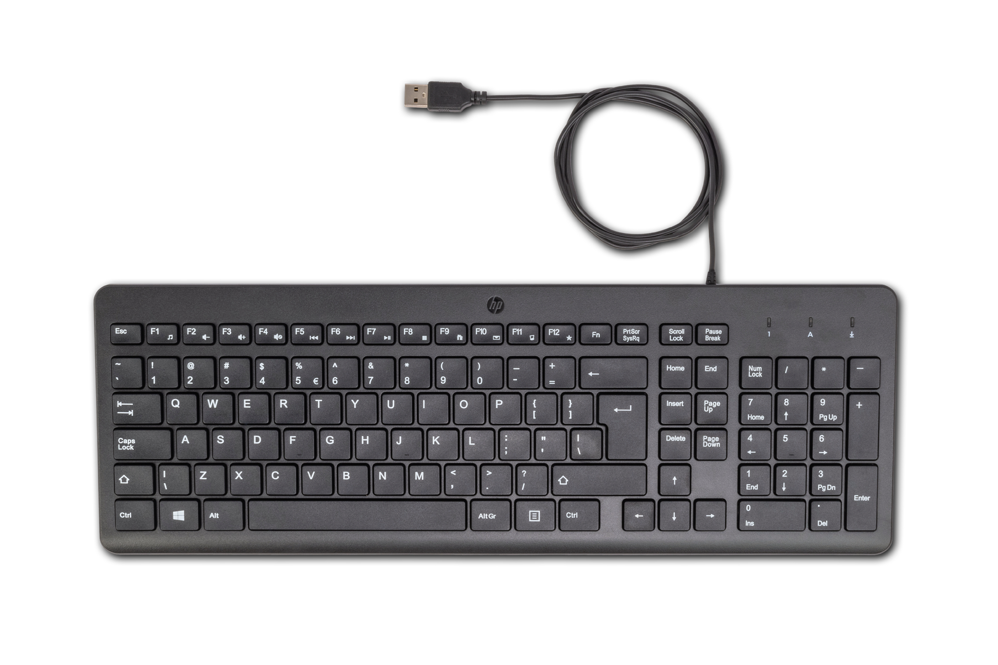 HP Clavier mécanique 150 Alámbrico AZERTY Noir avec touches mécaniques
