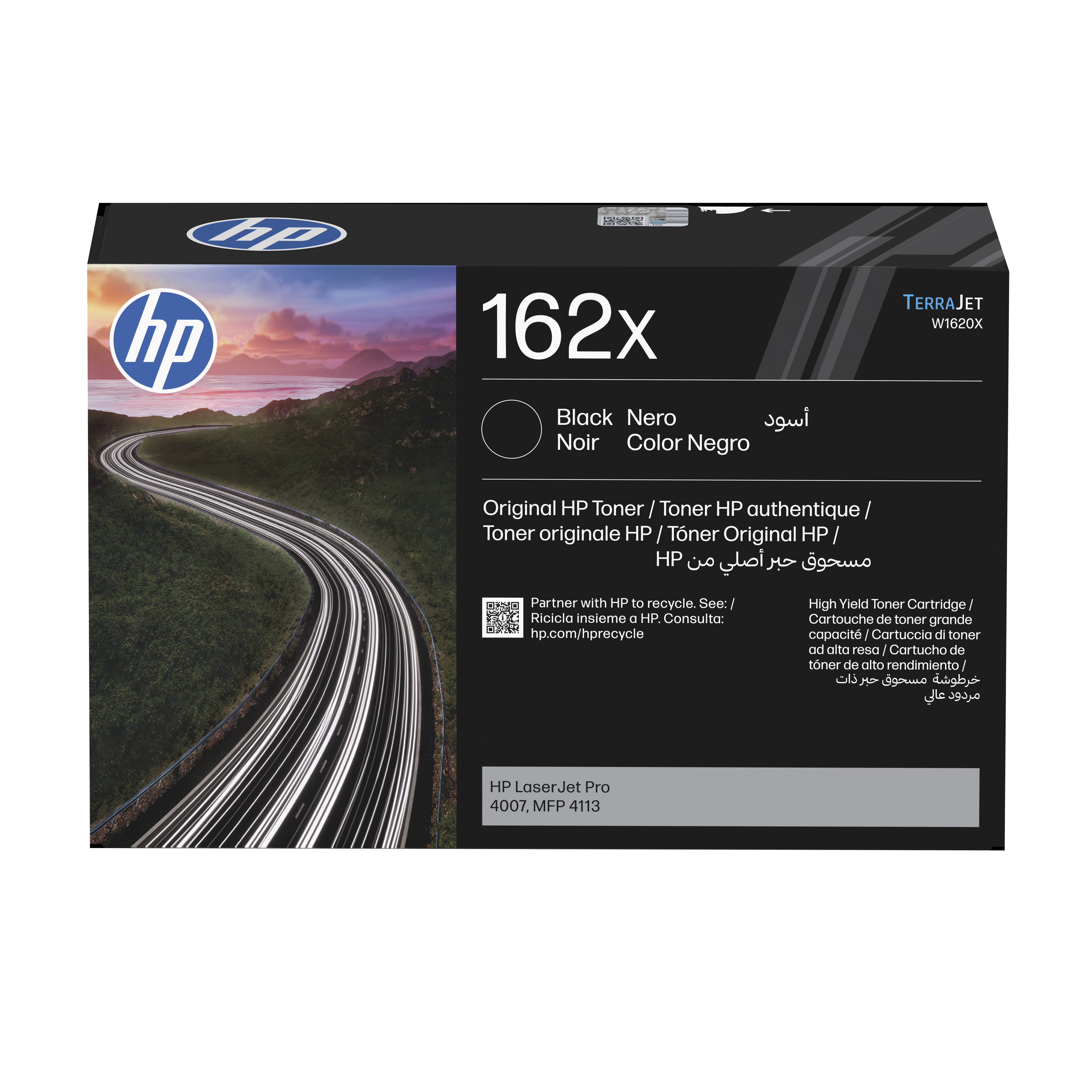 HP Toner BK W1620X