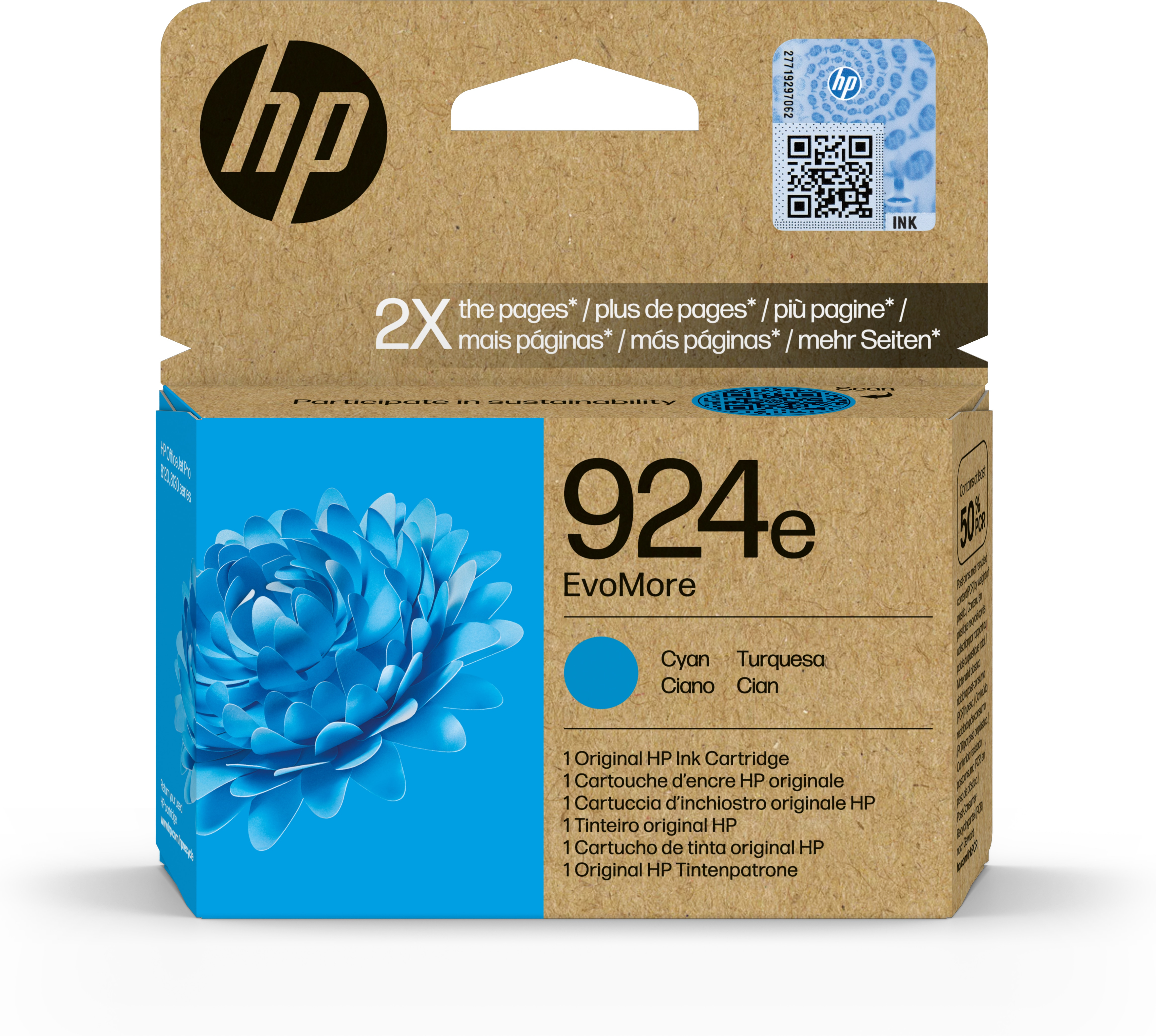 HP /Ink 924e EvoMore CY Original Ink Ca