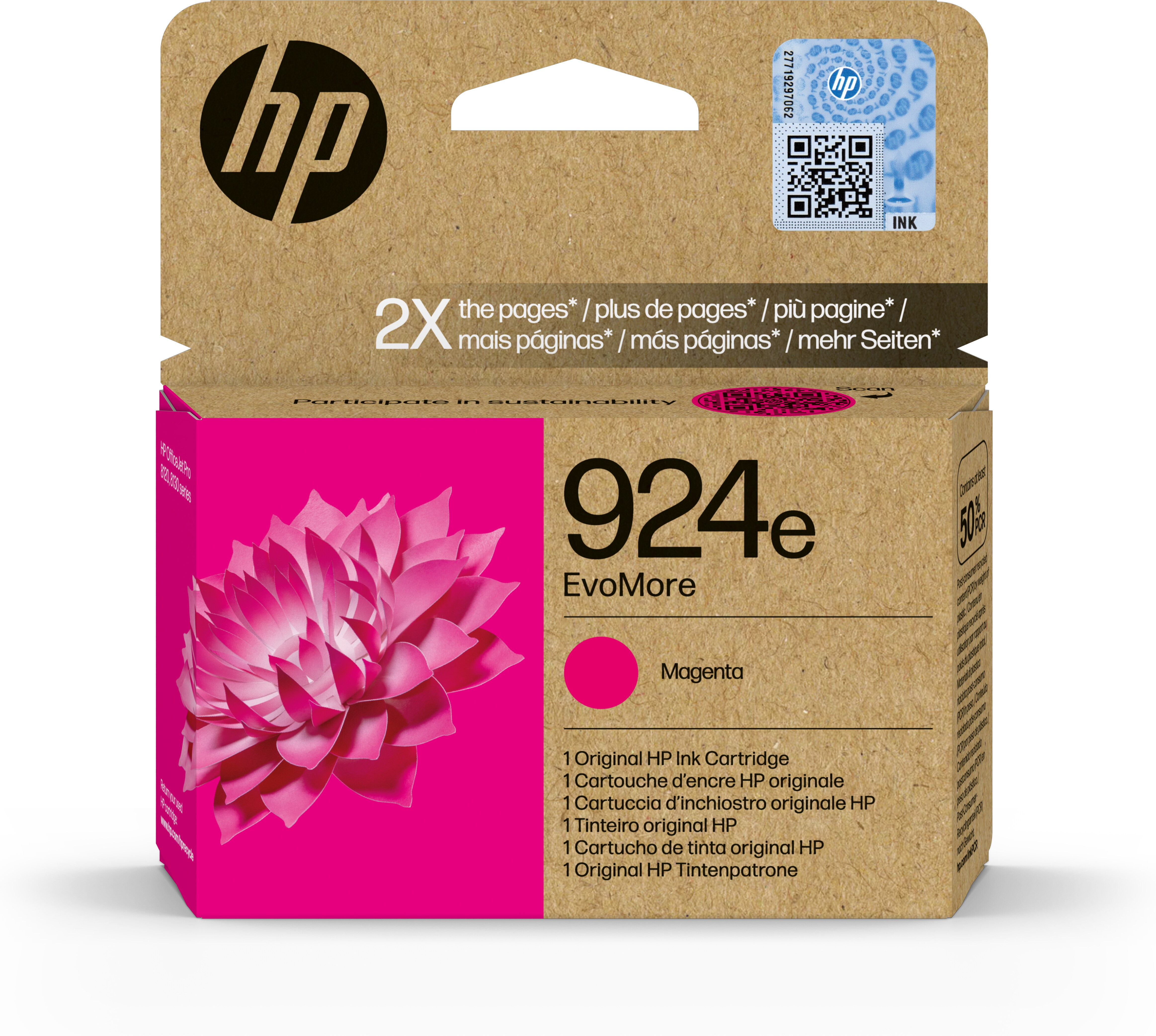 HP /Ink 924e EvoMore MG Original Ink Ca