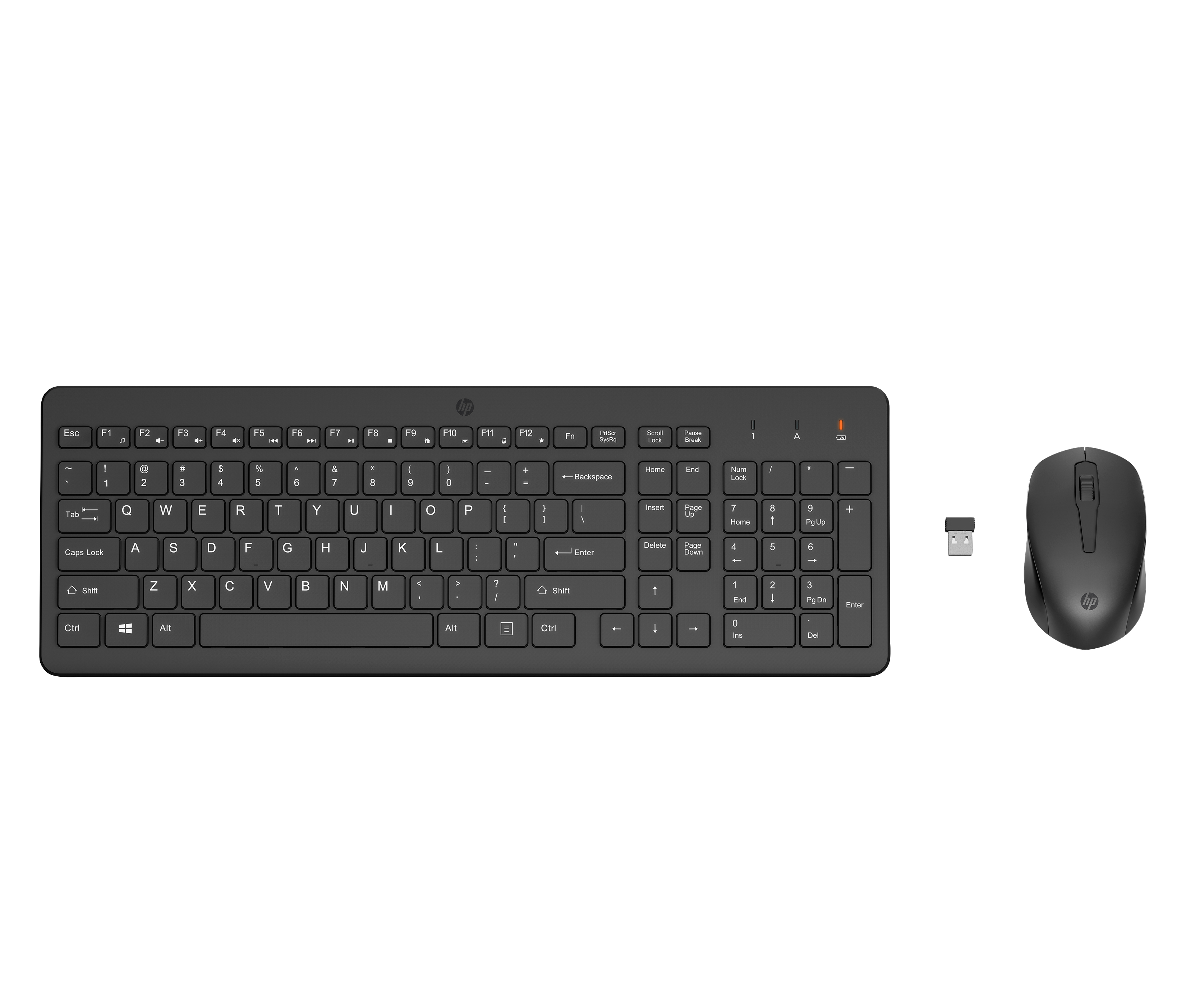 HP Clavier sans fil 330 avec souris ergonomique connectivité sans fil RF