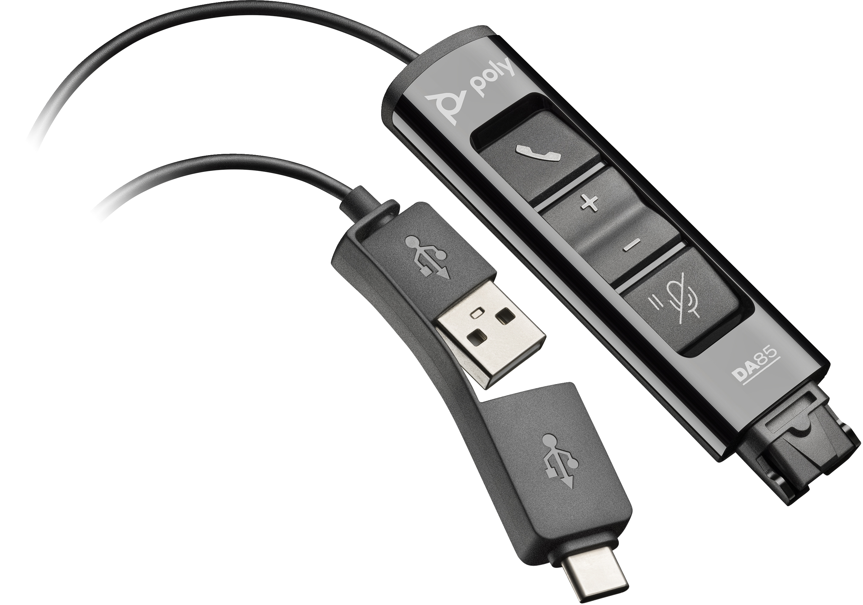 HP POLY Poly DA85 USB to QD Adapter