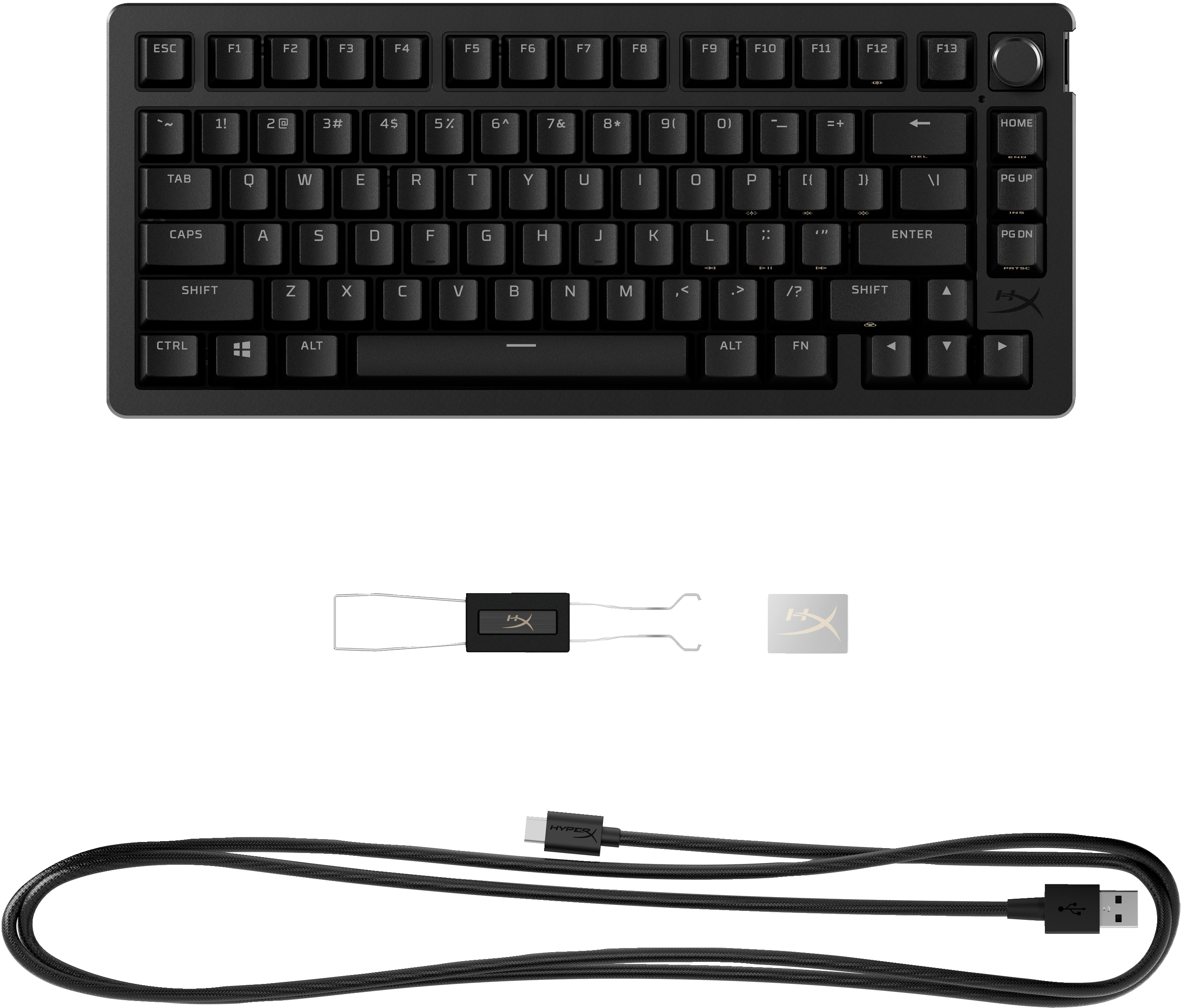 HyperX Modèle du produit : clavier gamer alloy rise 75