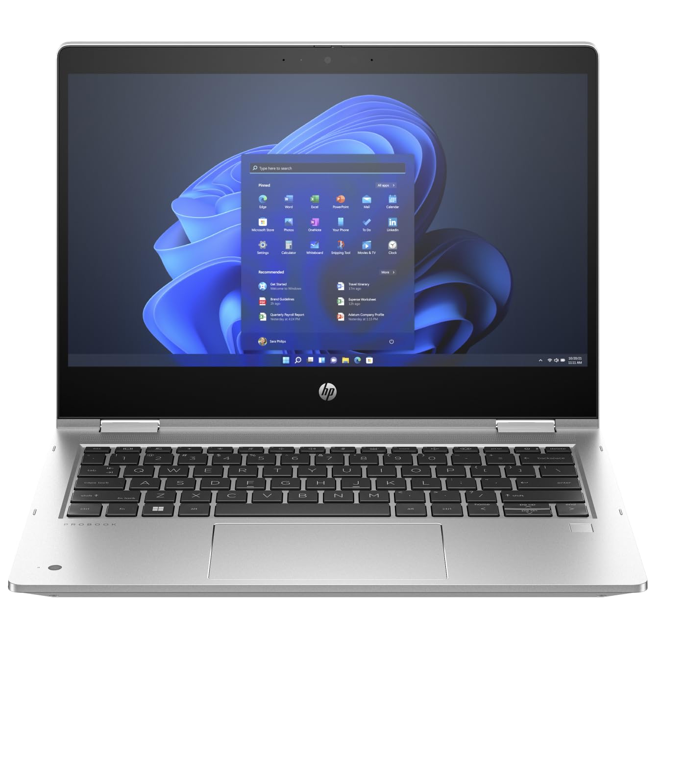 HP Pro x360 435 G10 AMD Ryzen 7 7730U 33,8cm 13,3Zoll FHD BV Touch 1x16GB 512GB/PCIe NVMe/SSD UMA Wi-Fi 6E BT FPR W11P 3J Gar (DE)