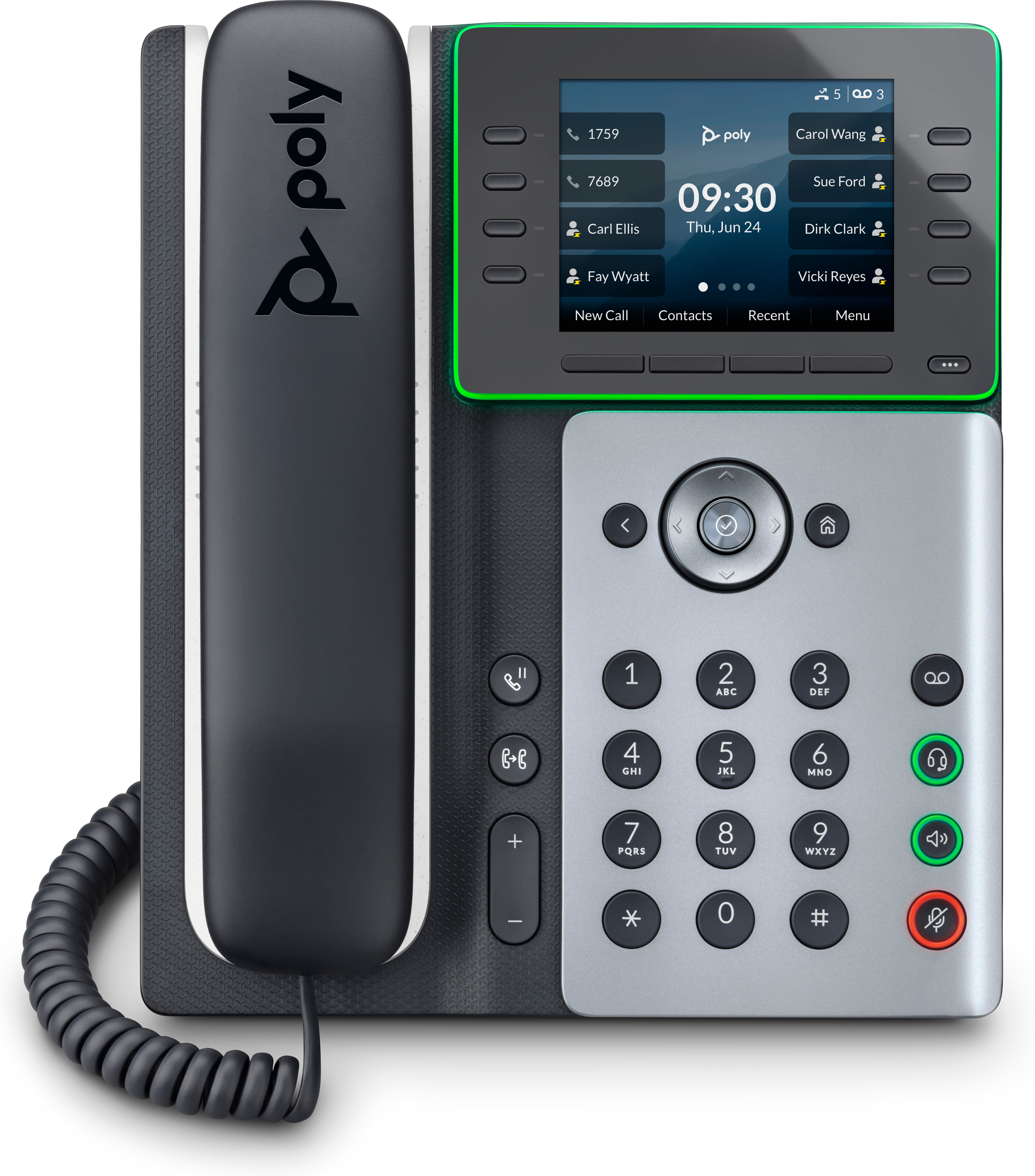 Poly Poly Edge E300 IP Phone and PoE-enabled