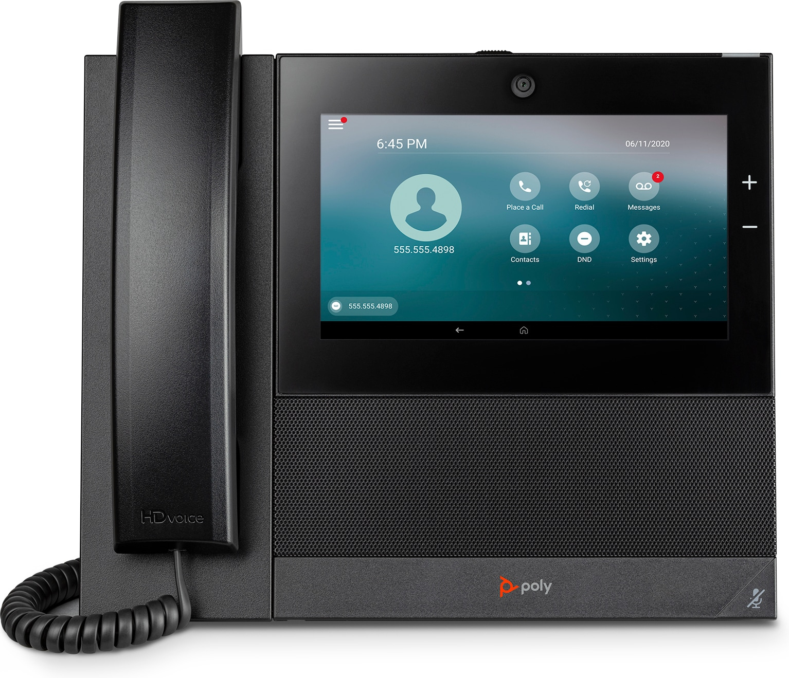 HP POLY Poly CCX 700 Business Media Phone with Open SIP and PoE-enabled