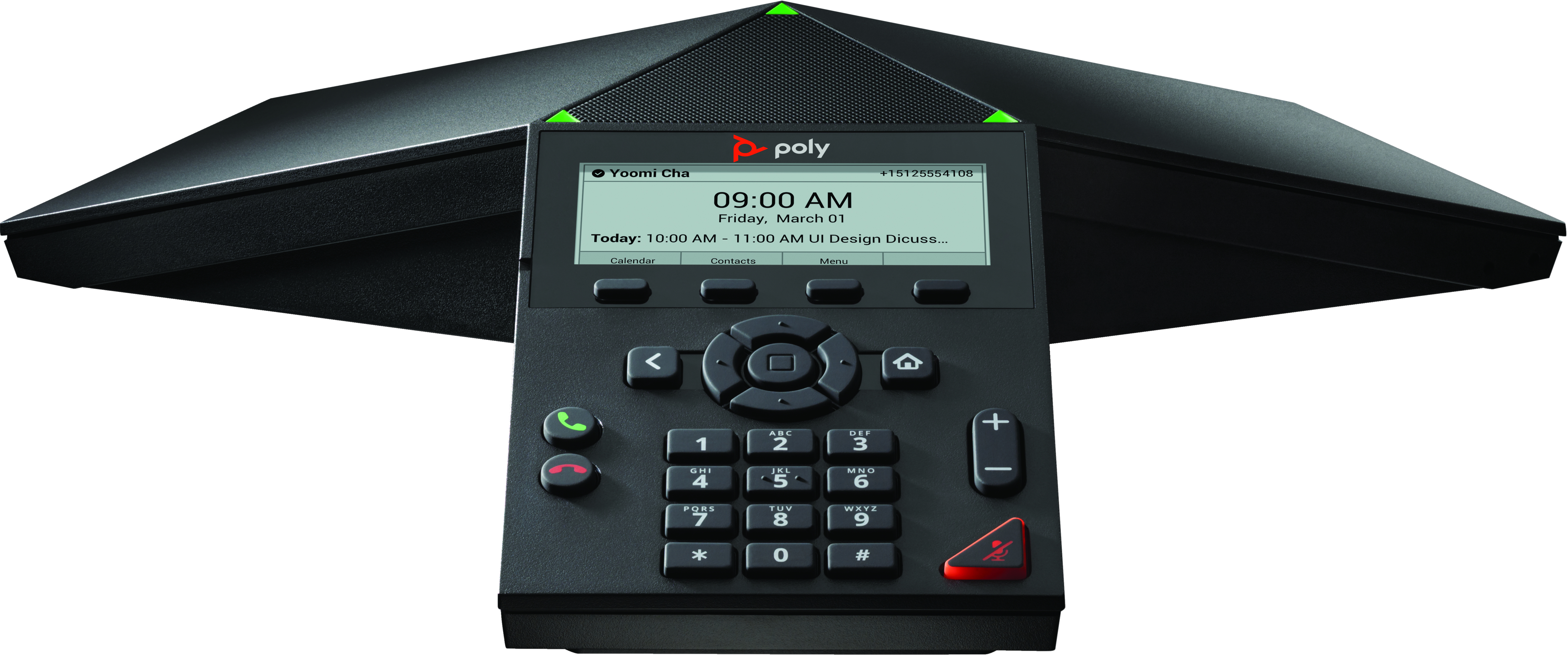 HP POLY Poly Trio 8300 IP Conference Phone and PoE-enabled No