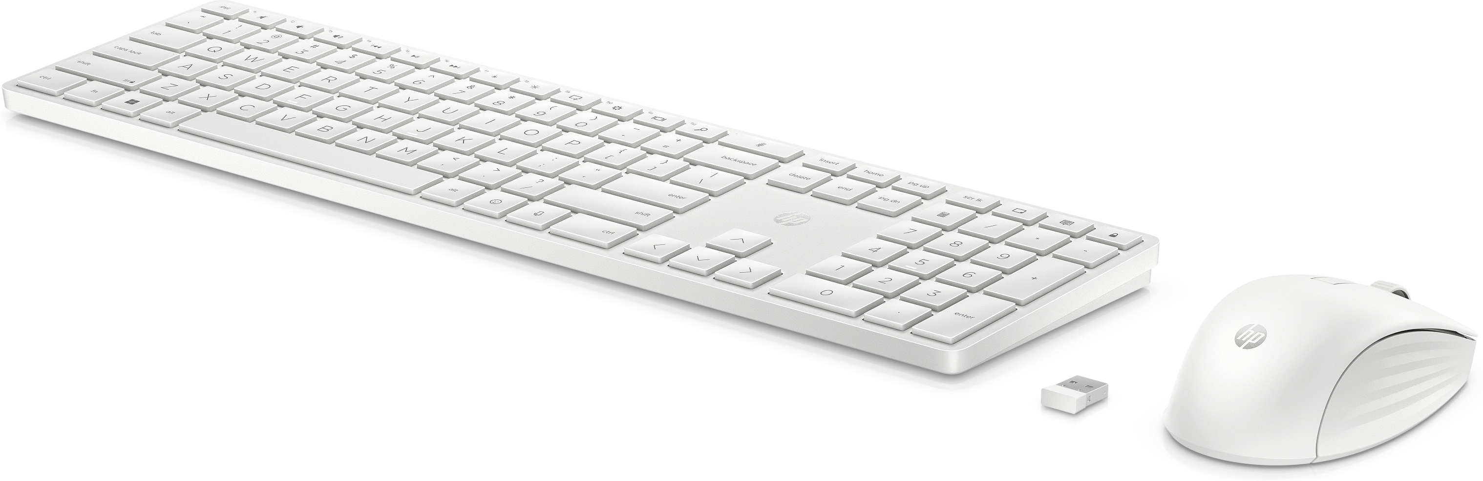 HP 655 Wireless Keyboard and Mouse Combo White (DE)