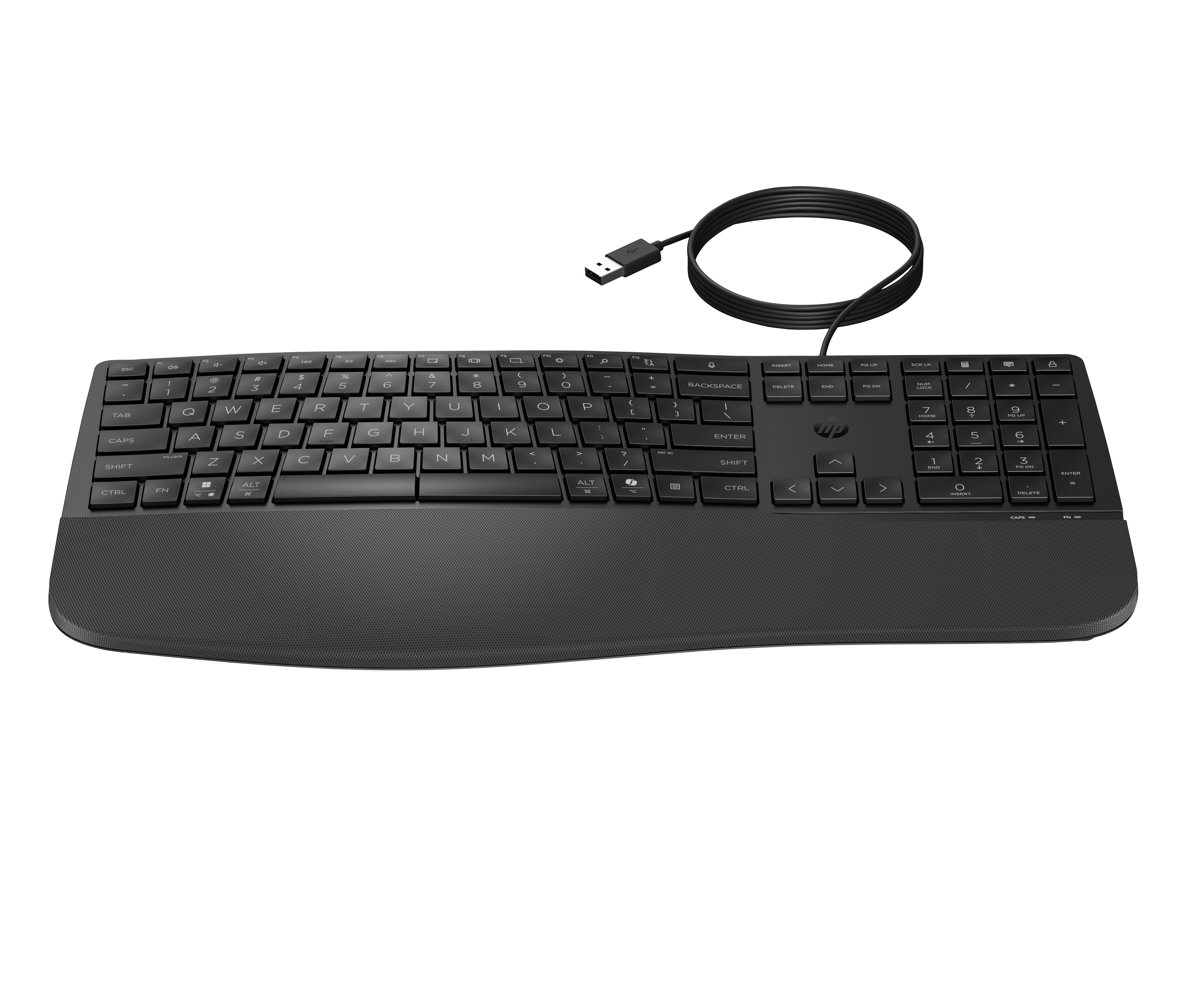 HP Clavier filaire ergonomique 480 Comfort noir