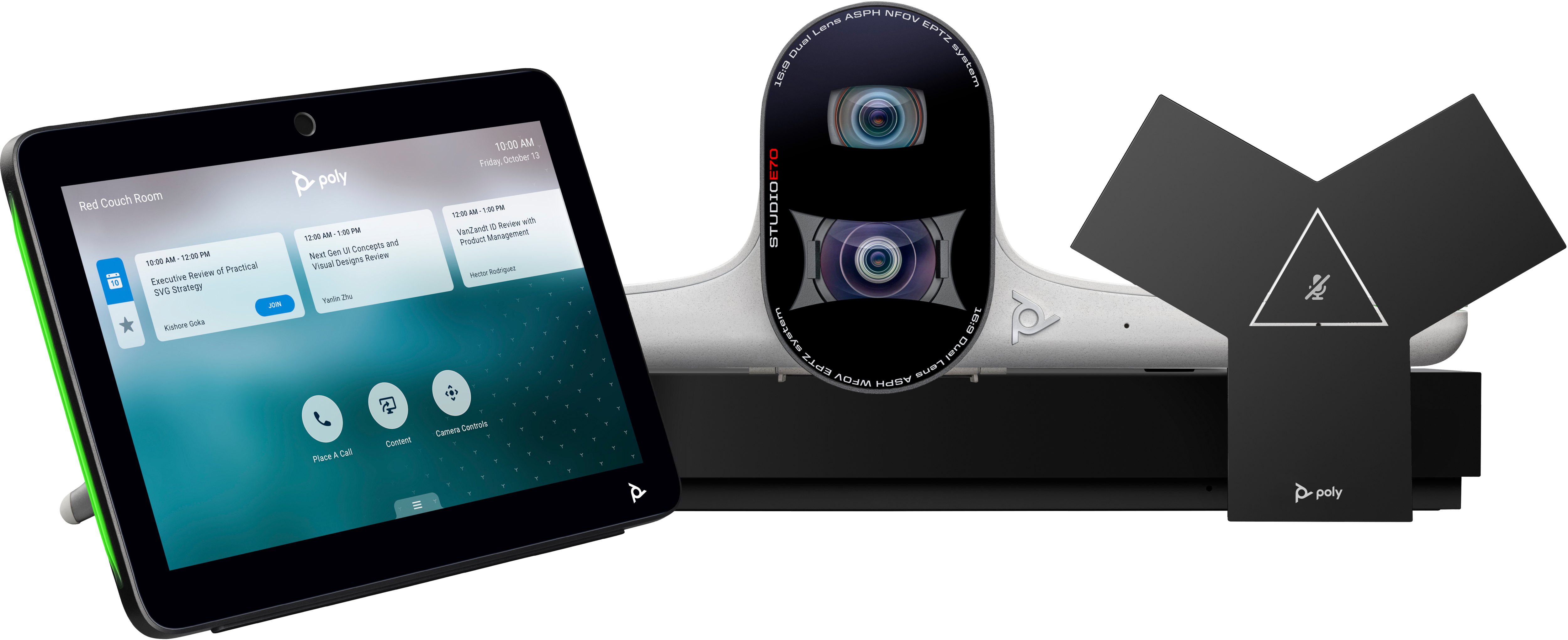 HP HP Poly G7500 Video Conferencing System with Studio E70 and TC10 Controller Kit EMEA