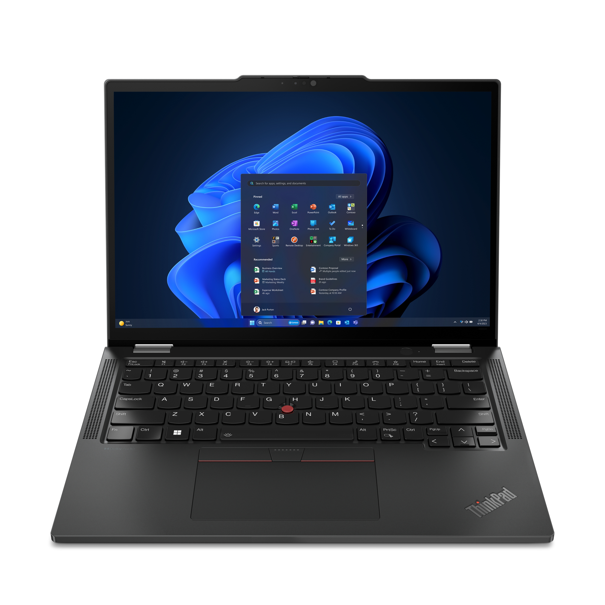 LENOVO LENOVO ThinkPad X13 2-in-1 G5 est un ordinateur portable 2-en-1 qui allie performances, polyvalence et mobilité. Avec son design élégant et sa conception inclinable, il s'adapte à tous vos besoins professionnels ou personnels. Doté d'un processeur 