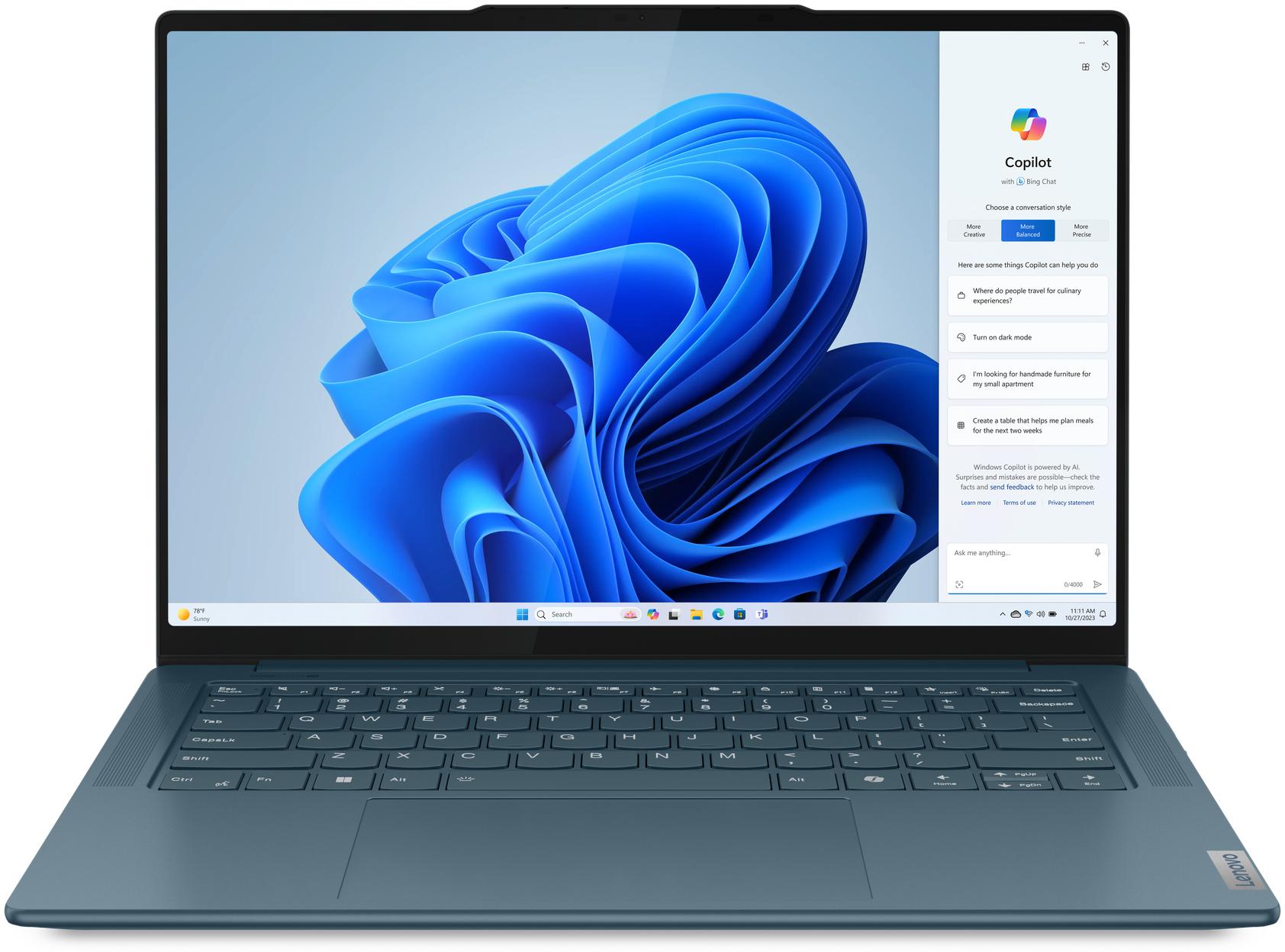 LENOVO Yoga Pro7 14AHP9 14.5'' 2.5K IPS AMD Ryzen 7 8845H 16 Go RAM LPDDR5X 1 To SSD AMD Radeon Graphics