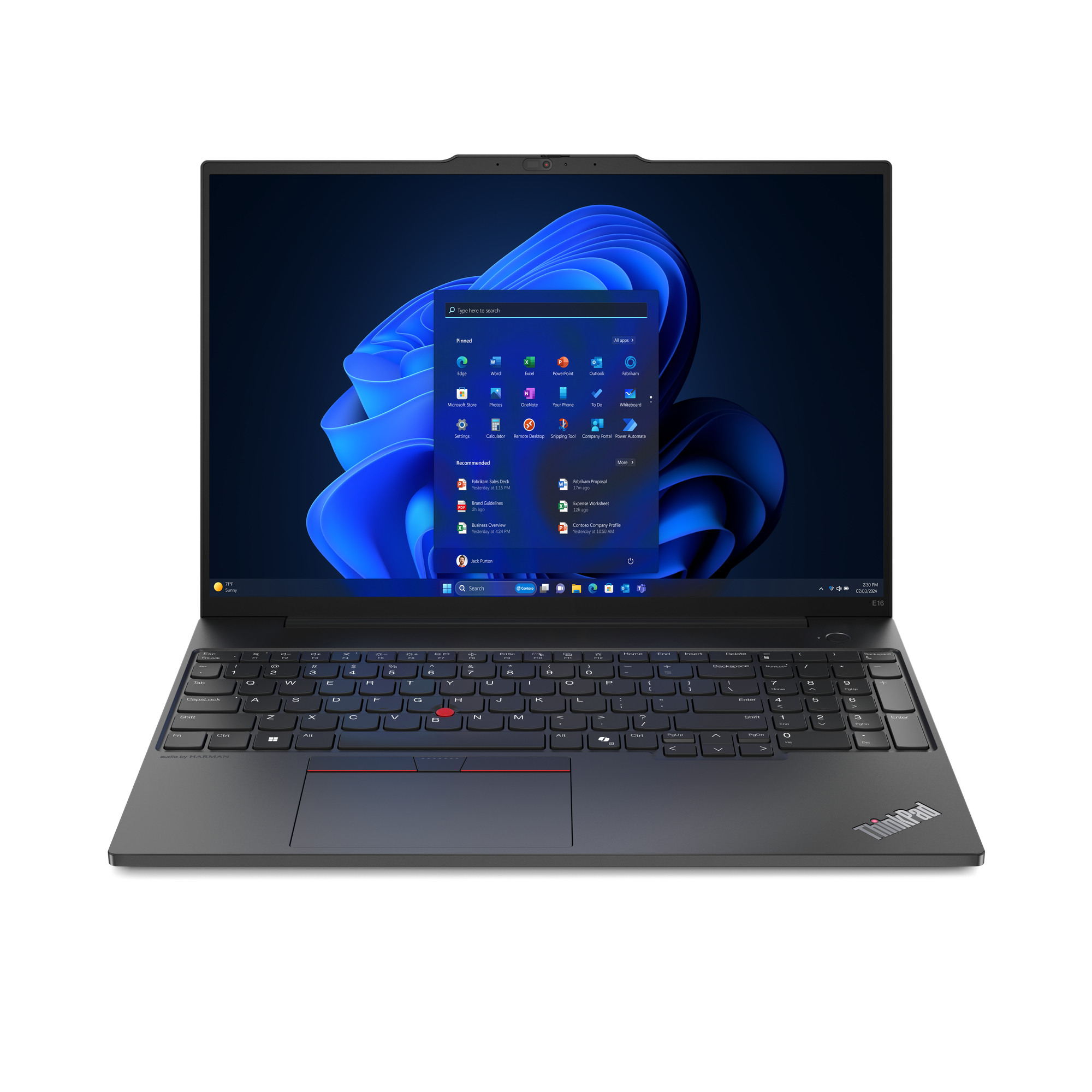 LENOVO ThinkPad E16 G2 CU7 155H/32GB/1TBSSD/W11Pro black