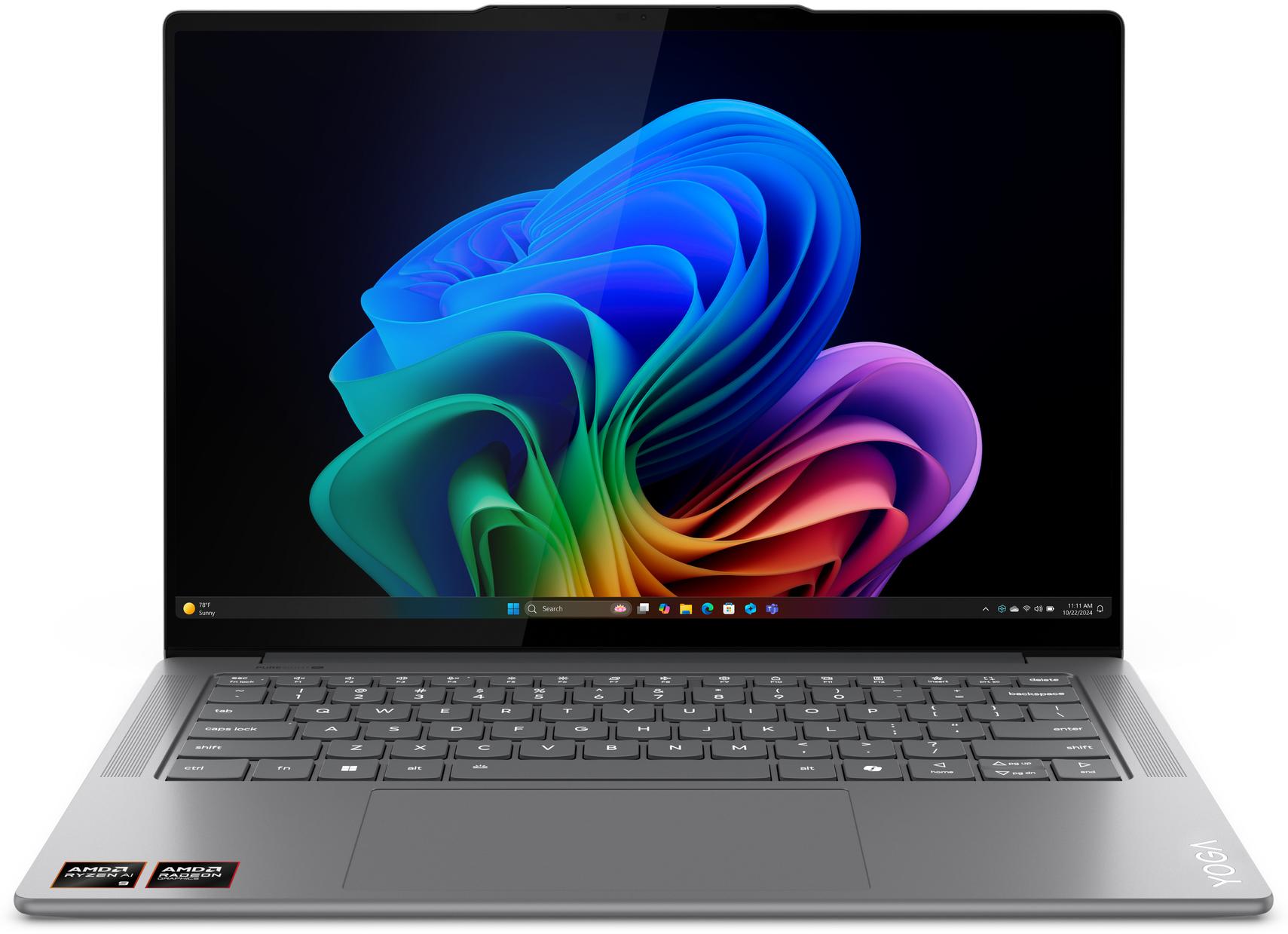 LENOVO Ordinateur Portable Yoga Pro 7 14.5 pouces OLED 2.8K Ryzen AI 9 32 Go RAM 1 To SSD