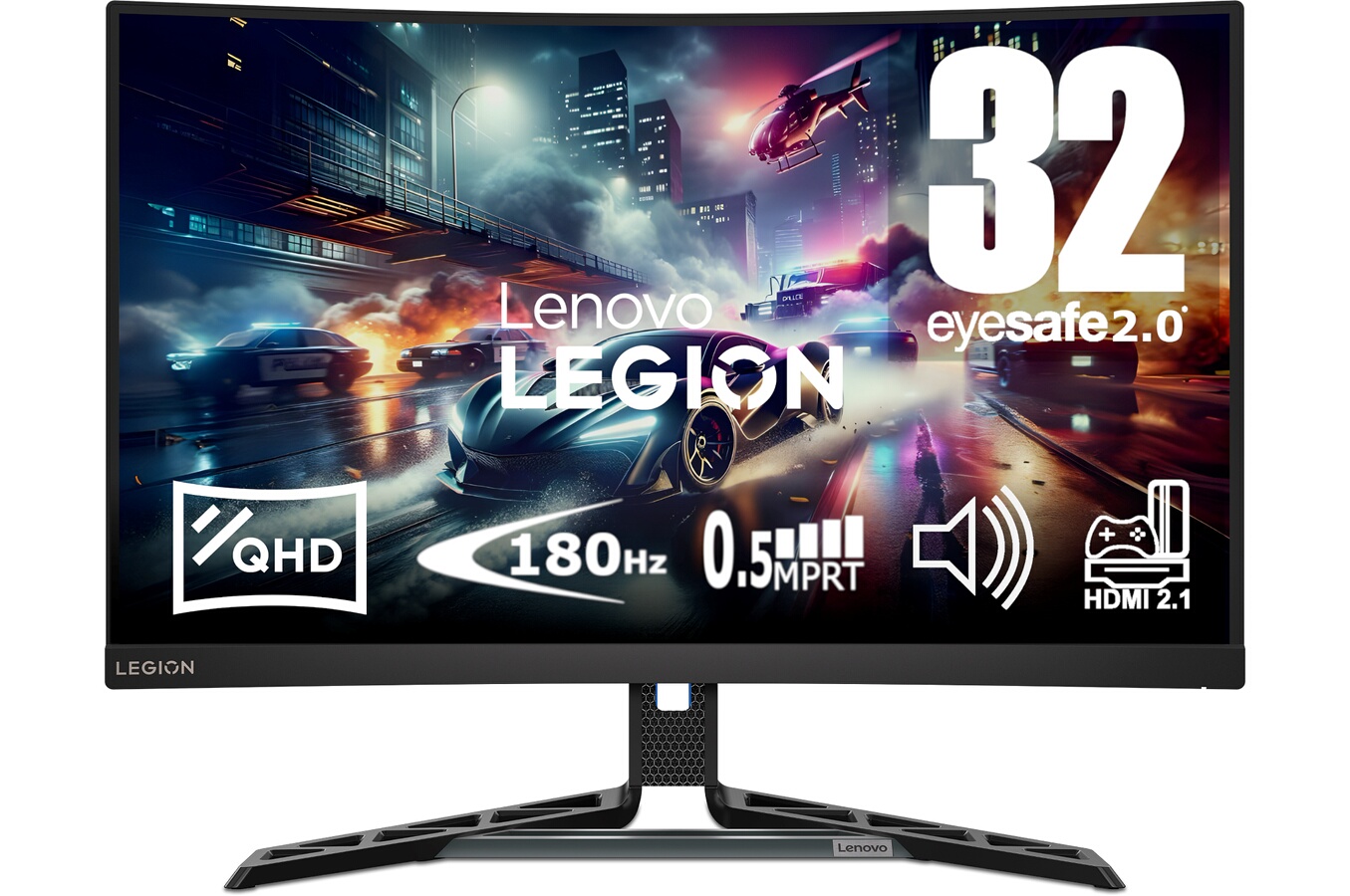 LENOVO Écran PC Gaming Legion R32qc-30 31,5