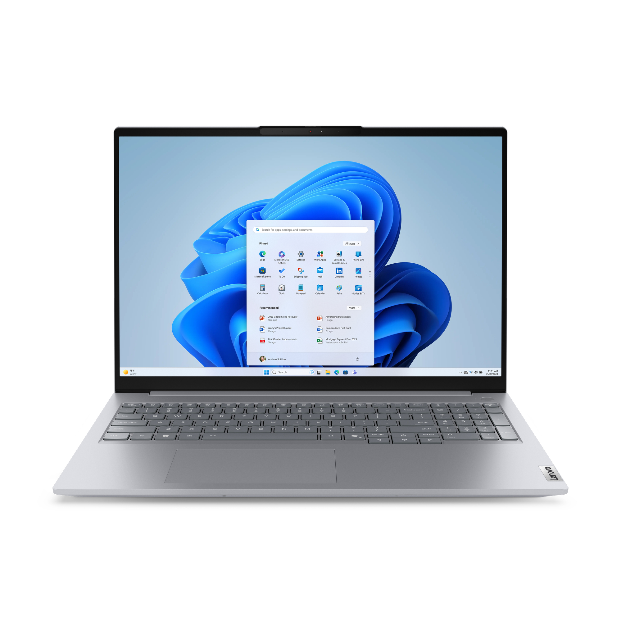 LENOVO ThinkBook 16 G8 CU5 225U/16GB/512GB W11P Topseller Arctic Grey