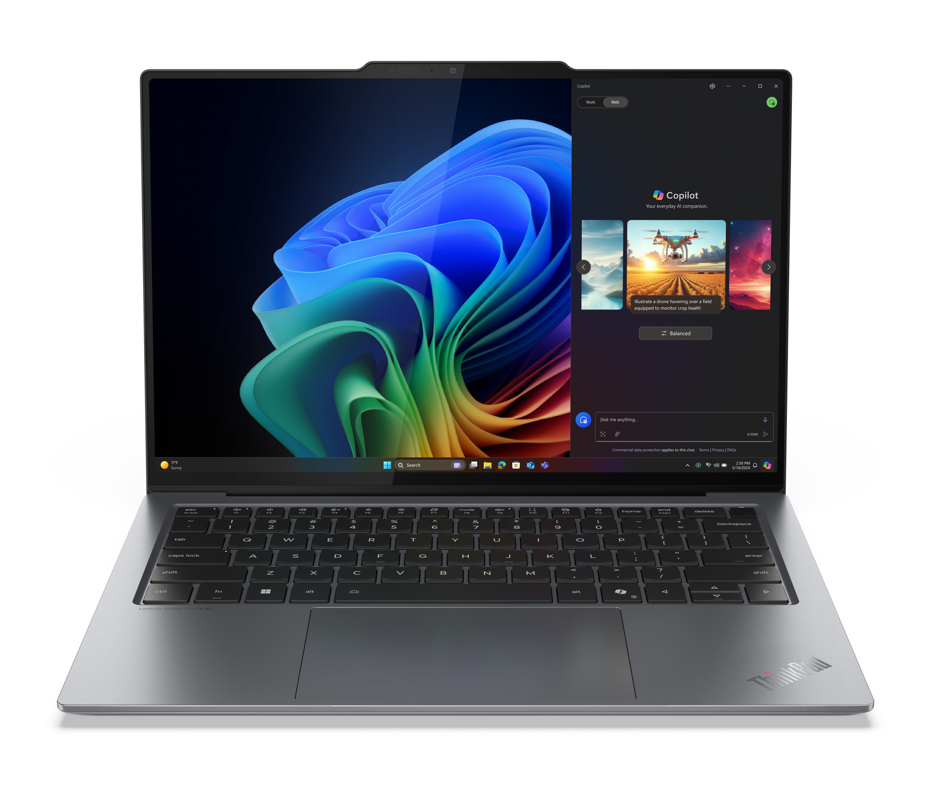 LENOVO PC Portable ThinkPad X1 Carbon Gen 12 14 pouces Intel Core Ultra 5 32 Go RAM 512 Go SSD