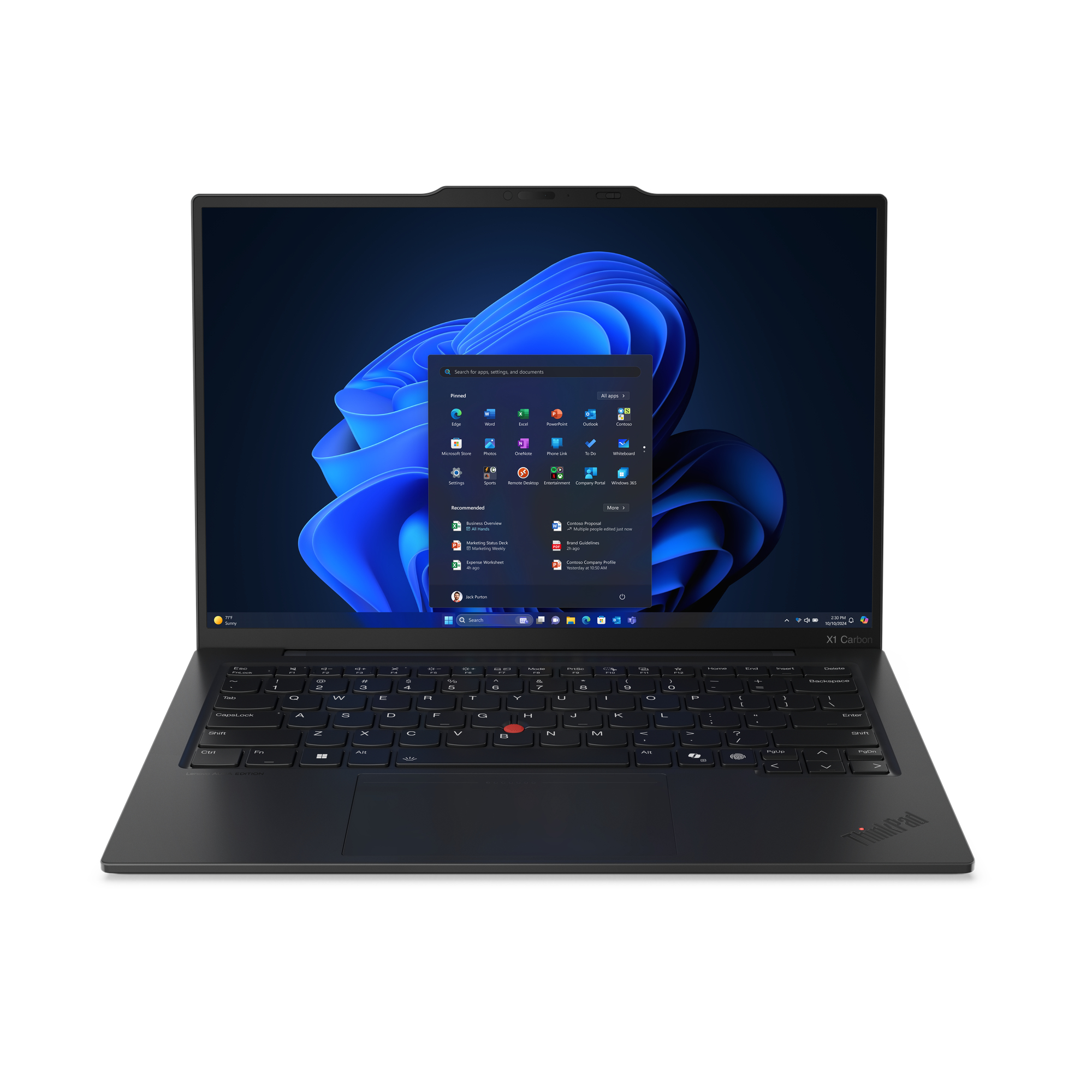 LENOVO Ordinateur Portable ThinkPad X1 Carbon Gen 13 Tactile 14 pouces Intel Core Ultra 7 32 Go 512 Go SSD
