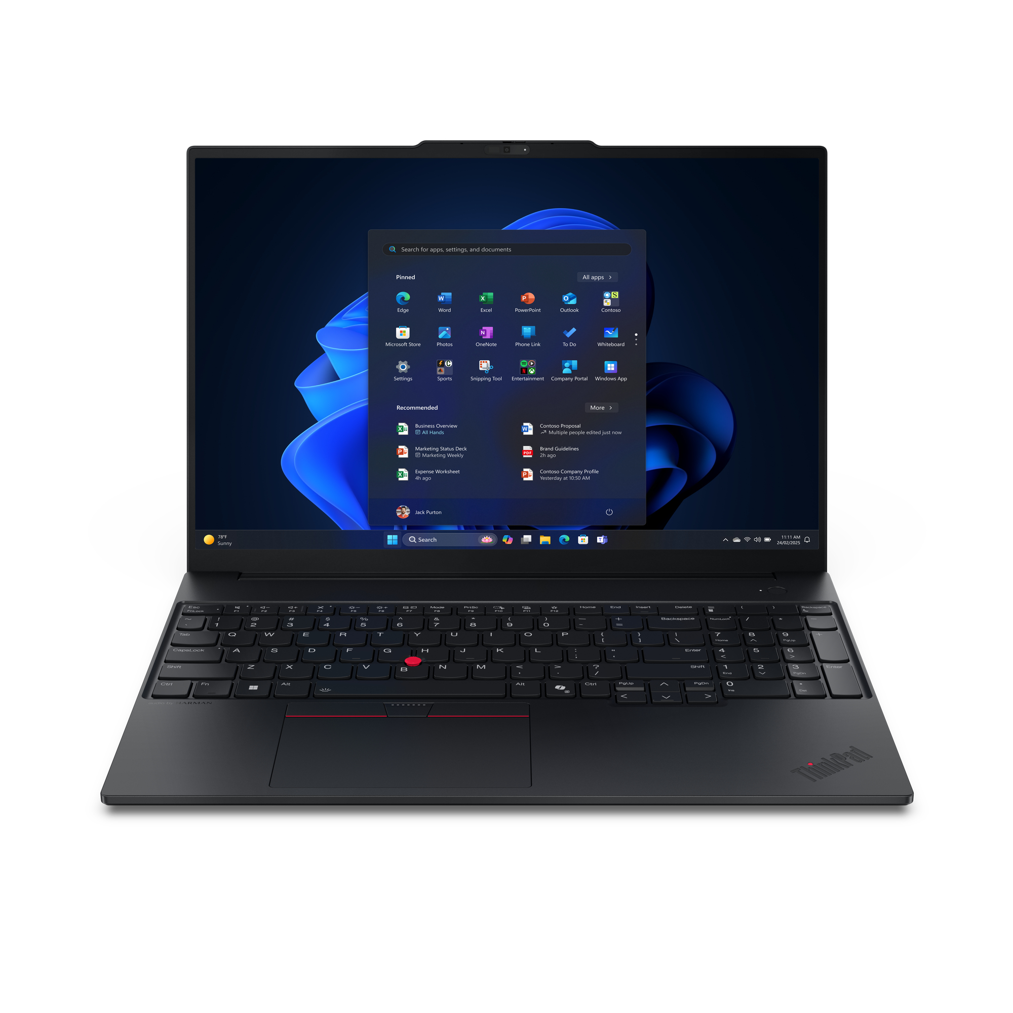 LENOVO Ordinateur Portable ThinkPad E16 Gen 3 Core Ultra 5 32 Go RAM 512 Go SSD QWERTY