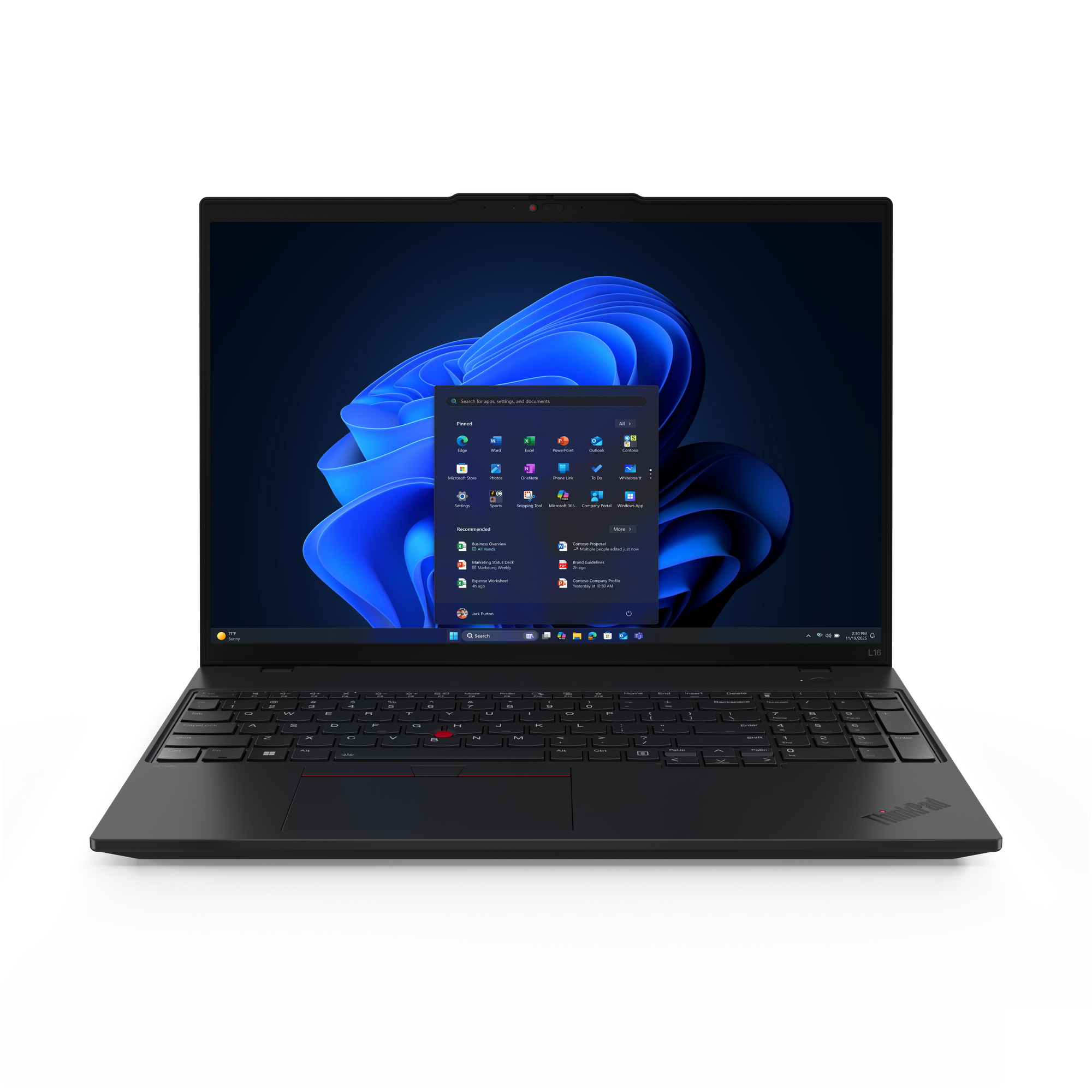 LENOVO Ordinateur Portable ThinkPad L16 Gen 2 16 pouces Ryzen 5 PRO 16 Go 512 Go SSD