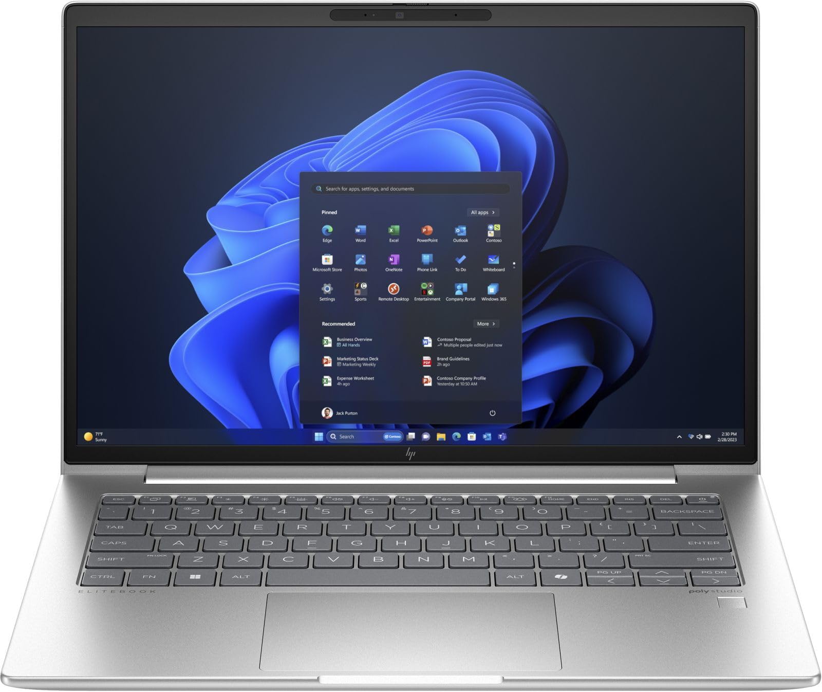 HP EliteBook 645 G11 AMD Ryzen 5 7535U 35,56cm 14Zoll WUXGA 8GB 256GB/SSD W11P 1J War (DE)
