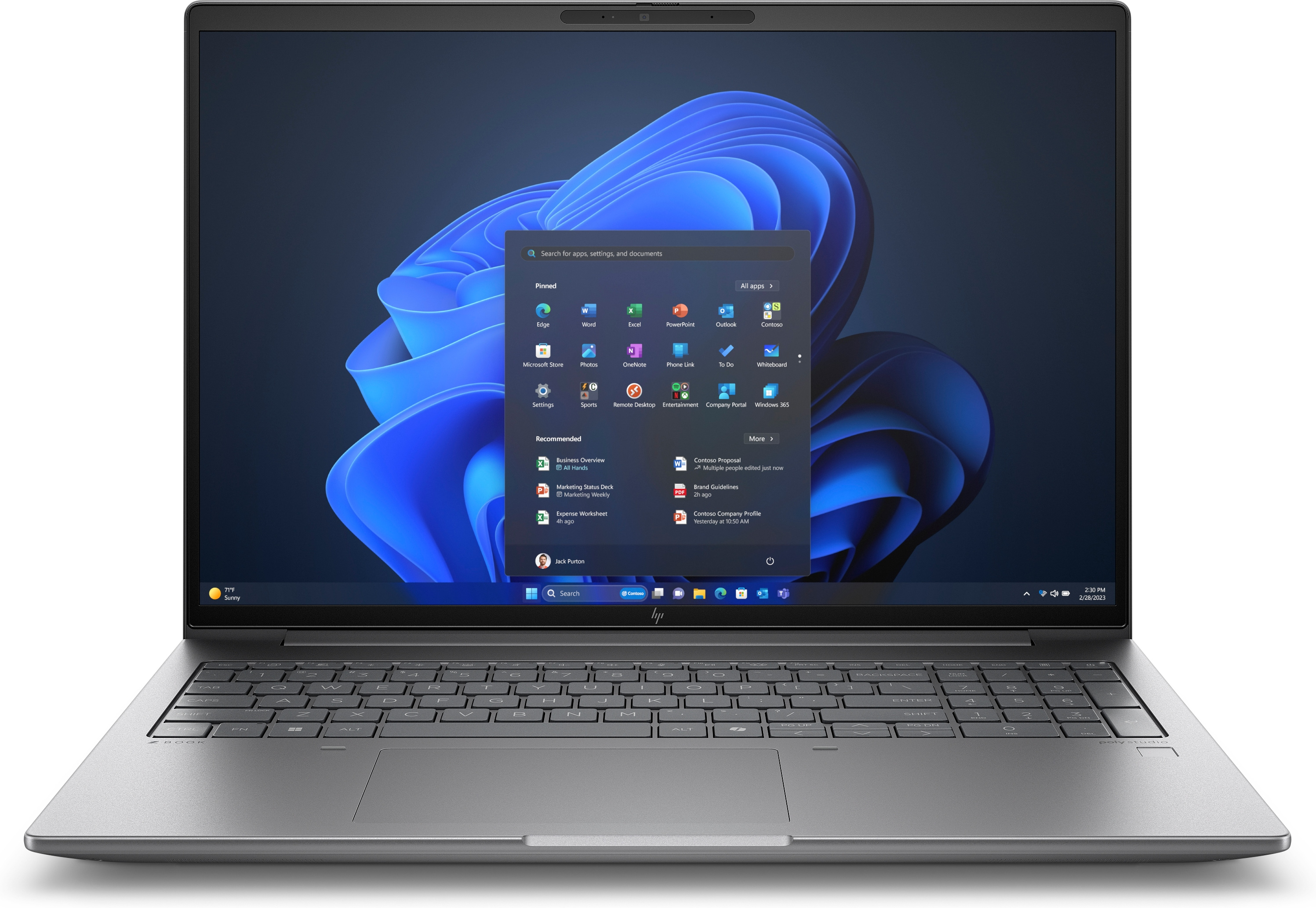 HP ZBook Power 16 G11 AMD Ryzen 9 PRO 8945HS 40,64cm 16inch WQXGA 64GB 1TB/SSD NVIDIA RTX 3000 8GB W11P 3J Gar (DE)