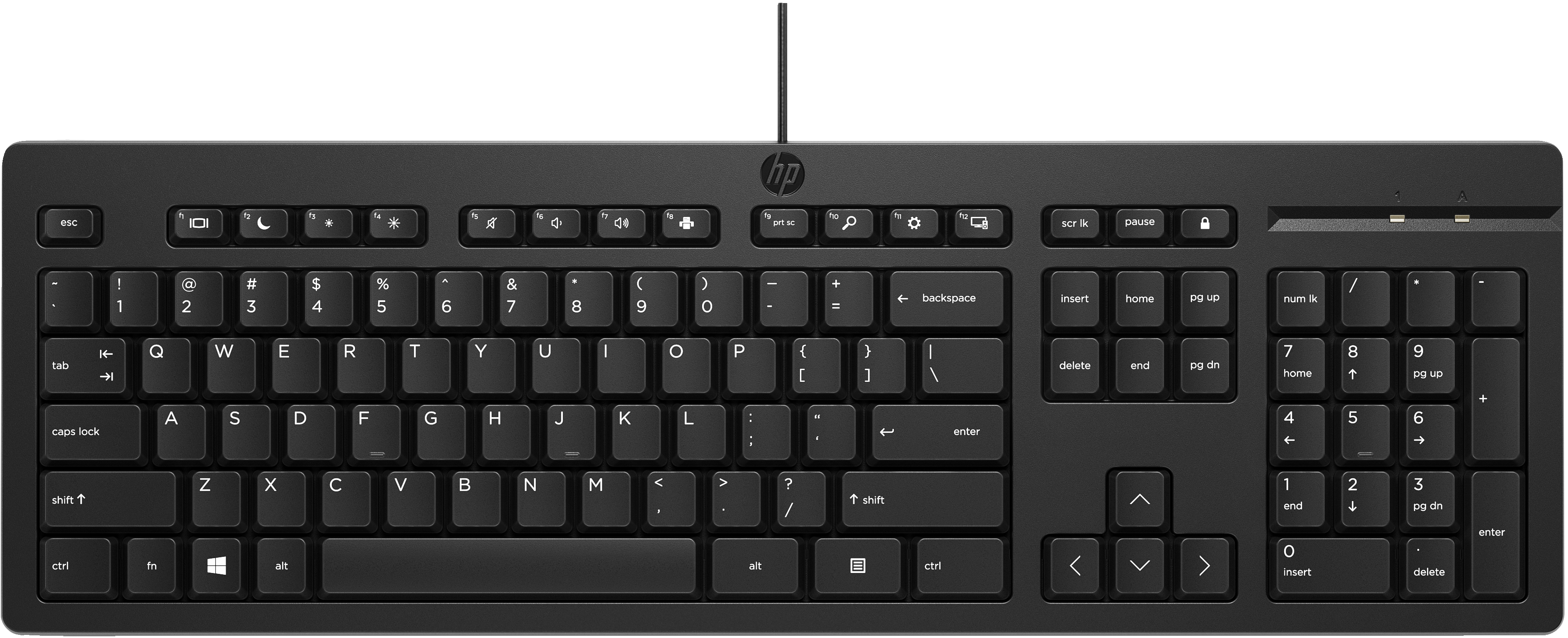 HP HP 125 G2 USB Wired Keyboard (DE)