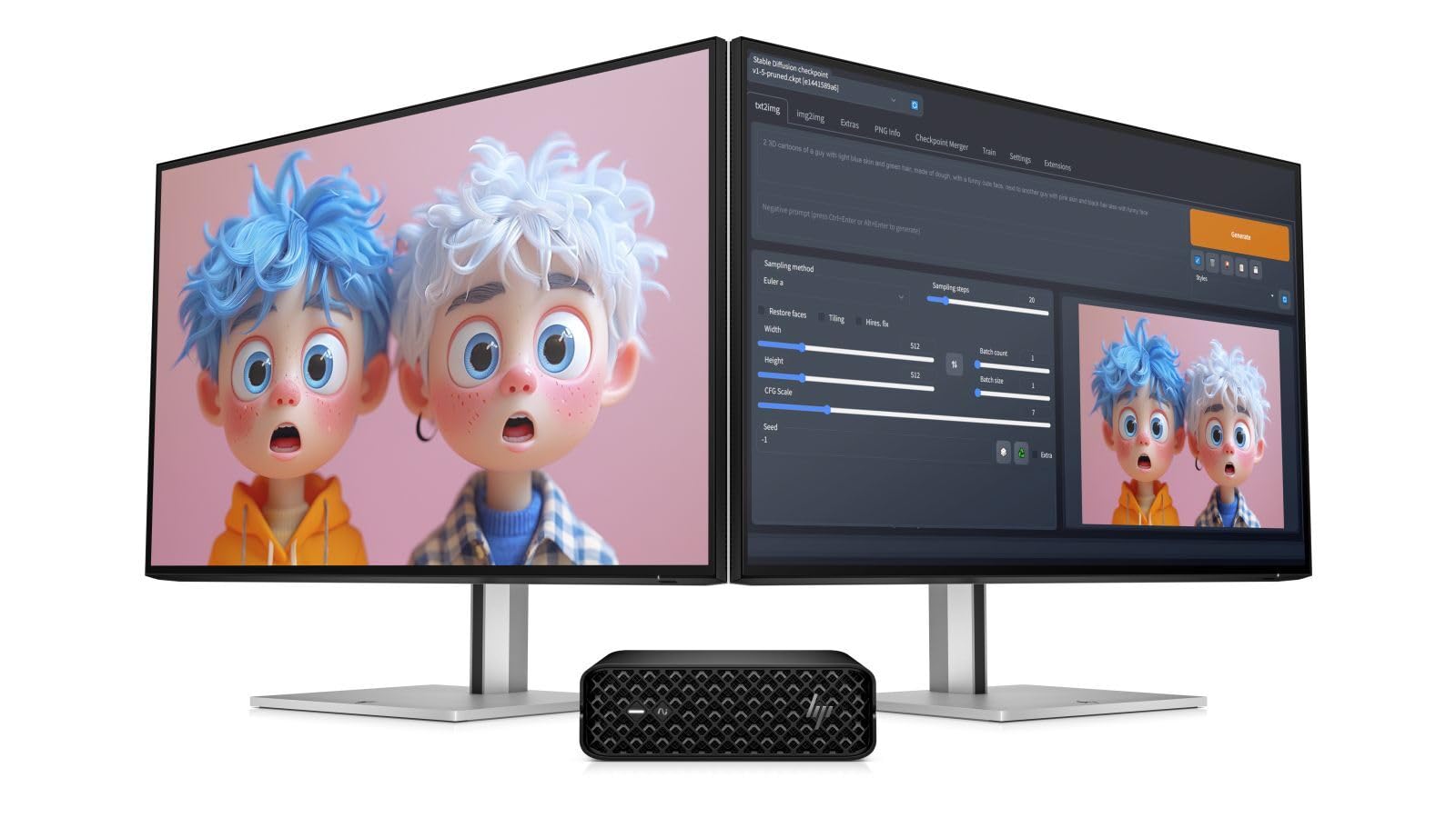 HP Z2 Mini G1i Workstation (A40LRET)