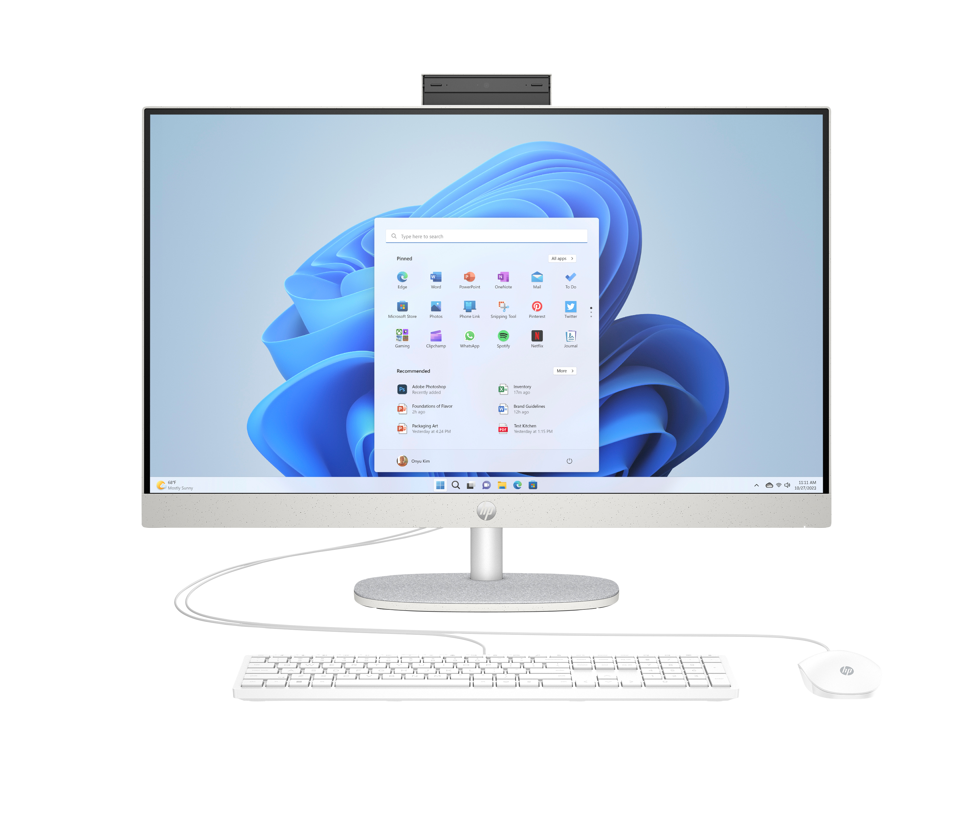 HP Ordinateur tout-en-un 27-cr0058nf