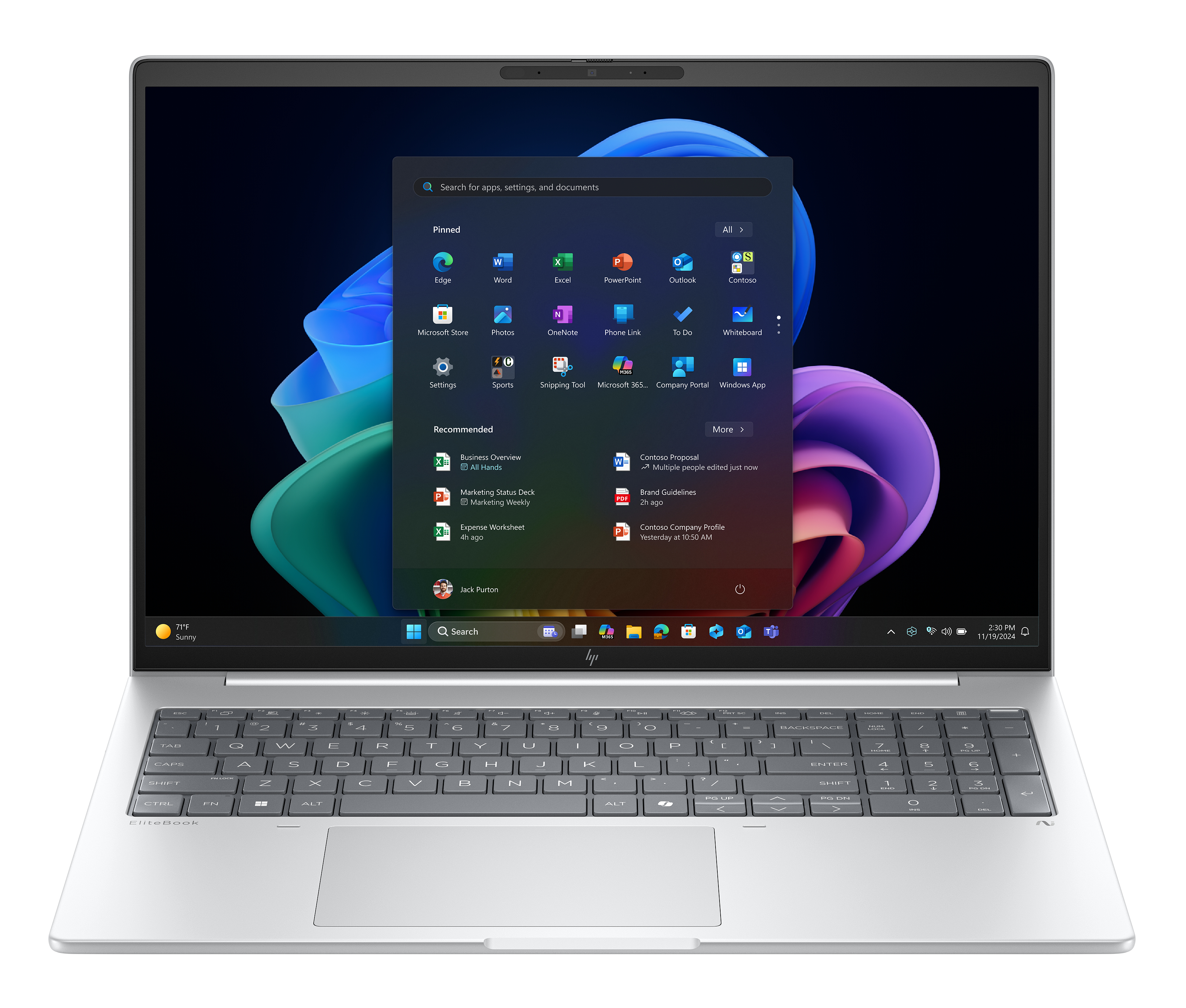 HP Ordinateur Portable EliteBook 16 pouces Ryzen AI 5 32 Go 512 Go SSD