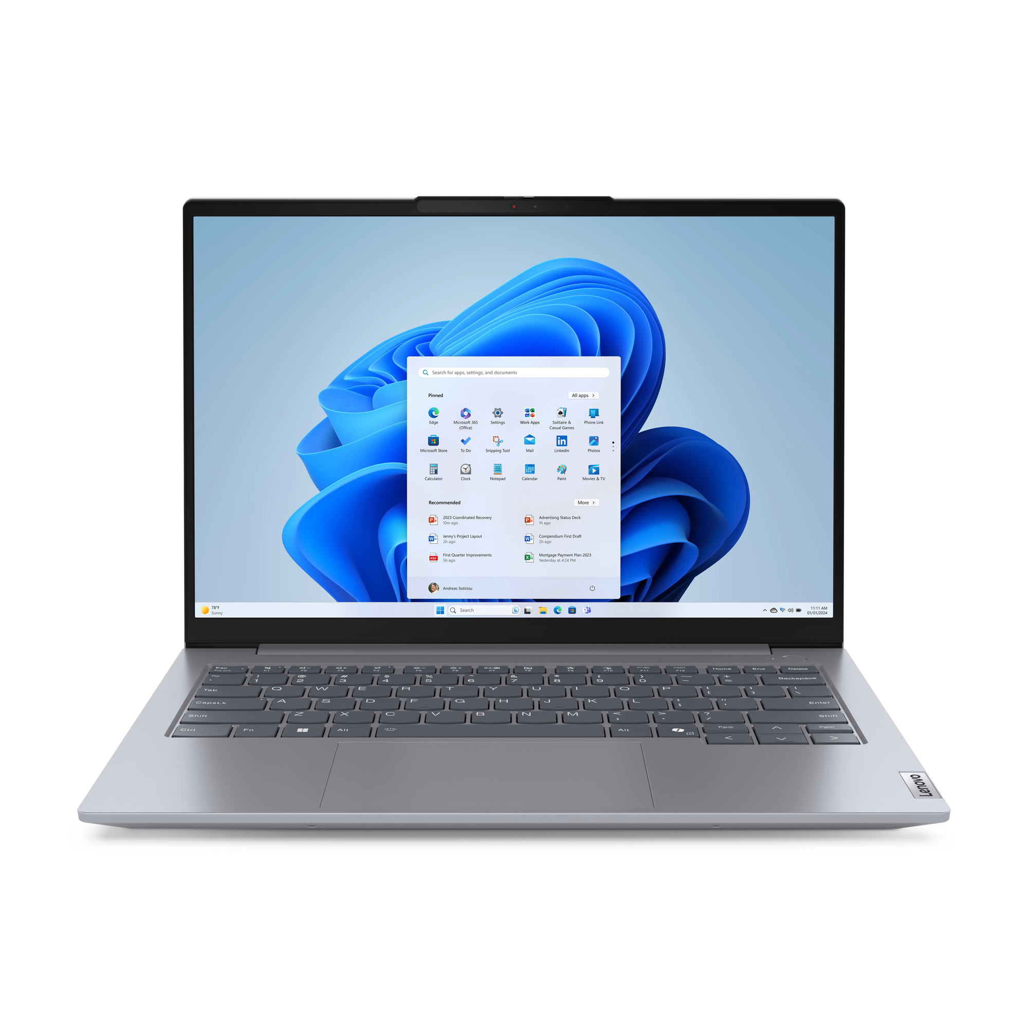 LENOVO Ordinateur Portable ThinkBook 14 Gen 7 AMD Ryzen 5 16 Go RAM 512 Go SSD