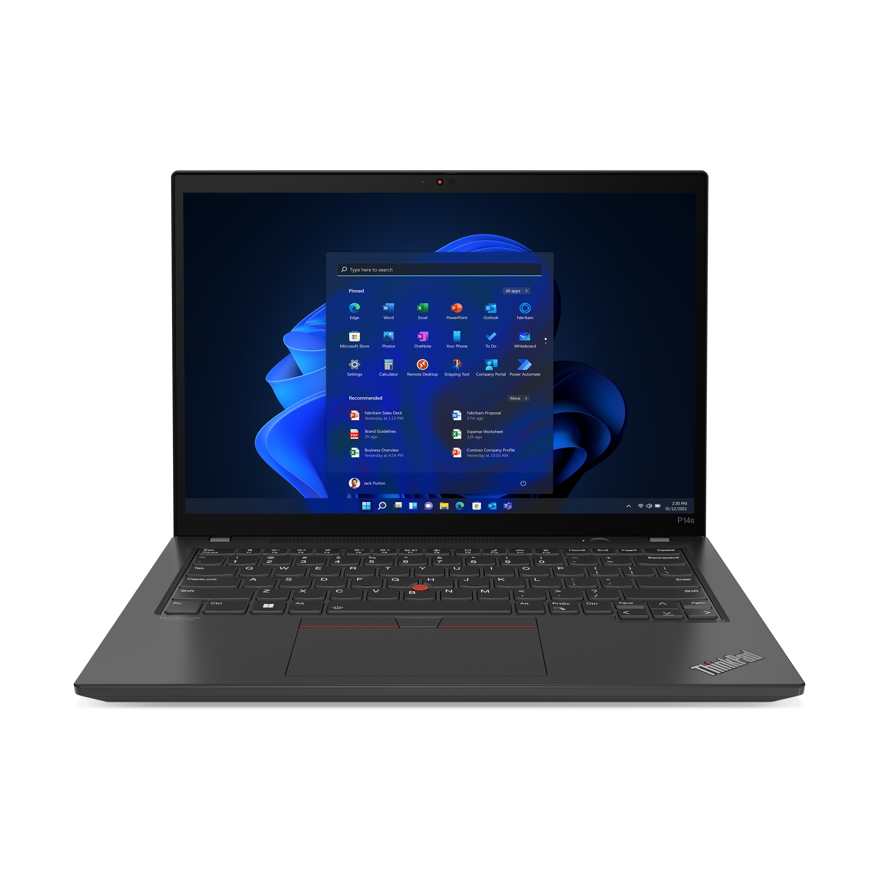 LENOVO Station de Travail Mobile ThinkPad P14s G4 14 pouces Tactile Intel Core i5 16 Go 512 Go SSD