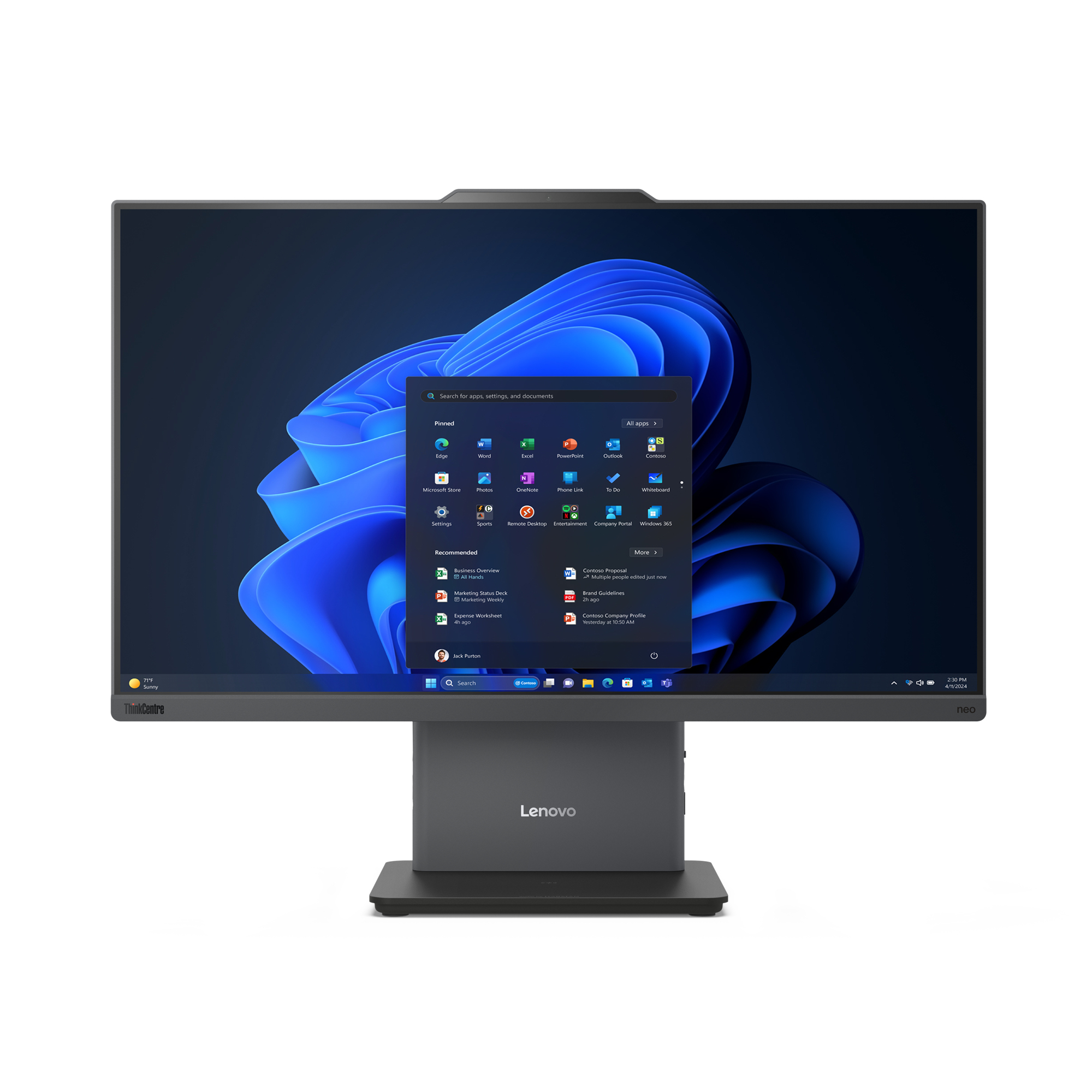 LENOVO ThinkCentre neo 50a 24 Gen 5, Intel® Core i3-1315U (E-cores up to 3.30GHz, 10MB), W11P64 FRA, 8.0GB, 1x256GB SSD M.2 2280 PCIe Gen4 TLC Opal, Intel® UHD Graphics,BT 5.1 or above,RTL8852BE , 90W, 1YR Onsite,1CourierCarryin, USB, Calliope, Black-Fre