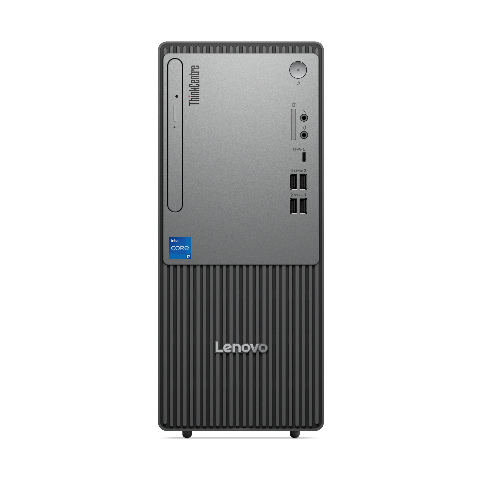 LENOVO ThinkCentre neo 50t Gen 5, Intel® Core i3-14100 (P-cores 3.50GHz, 12MB), W11P64 FRA, 8.0GB, 1x256GB SSD M.2 2280 PCIe Gen4 TLC Opal, Intel® UHD Graphics 730,WiFi6 AX201 2x2,BT 5.1 or above, Integrated Ethernet, 180W, 1YR Onsite,1CourierCarryin, US