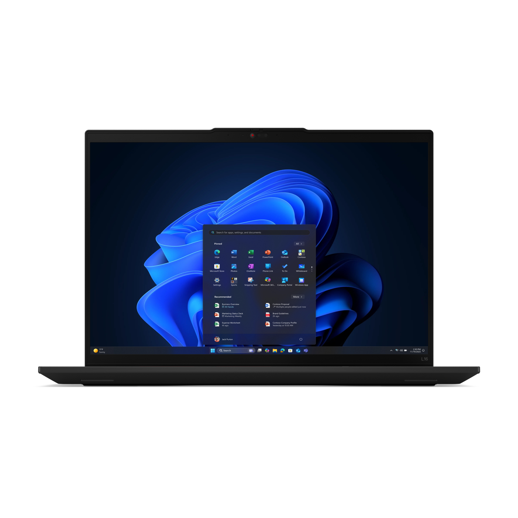 LENOVO Ordinateur Portable Professionnel ThinkPad L16 Gen 2 16 pouces Intel Core Ultra 7 32 Go 1 To SSD