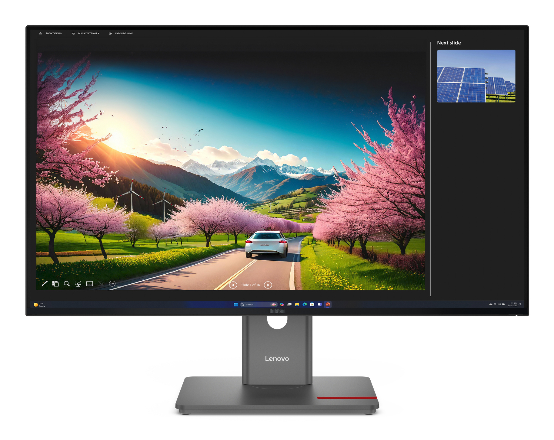 LENOVO Moniteur ThinkVision P32UD-40 31.5 pouces 4K UHD IPS