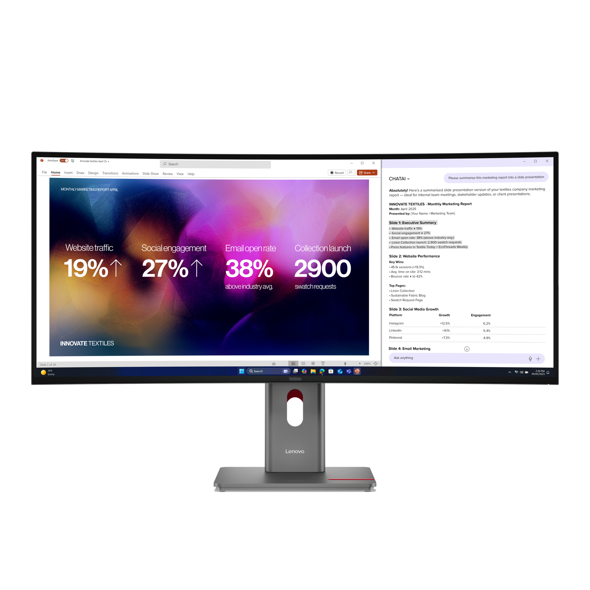 LENOVO ThinkVision P40WD-40 39.7p IPS 5120x2160 21:9 400cd/m2 HDMI DP USB TopSeller