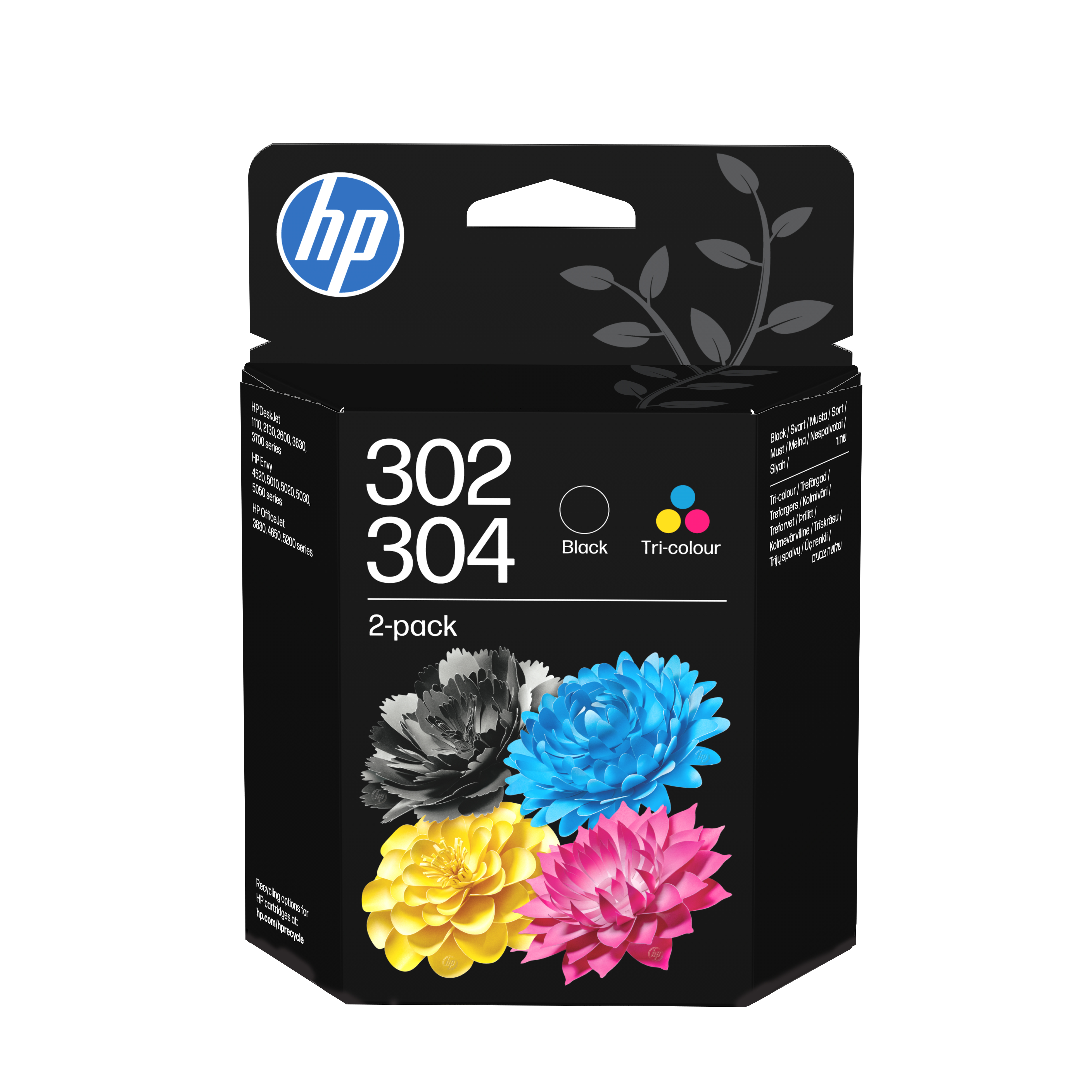 HP HP 302/304 Tri-color/Black Ink Cartridge 2-Pack