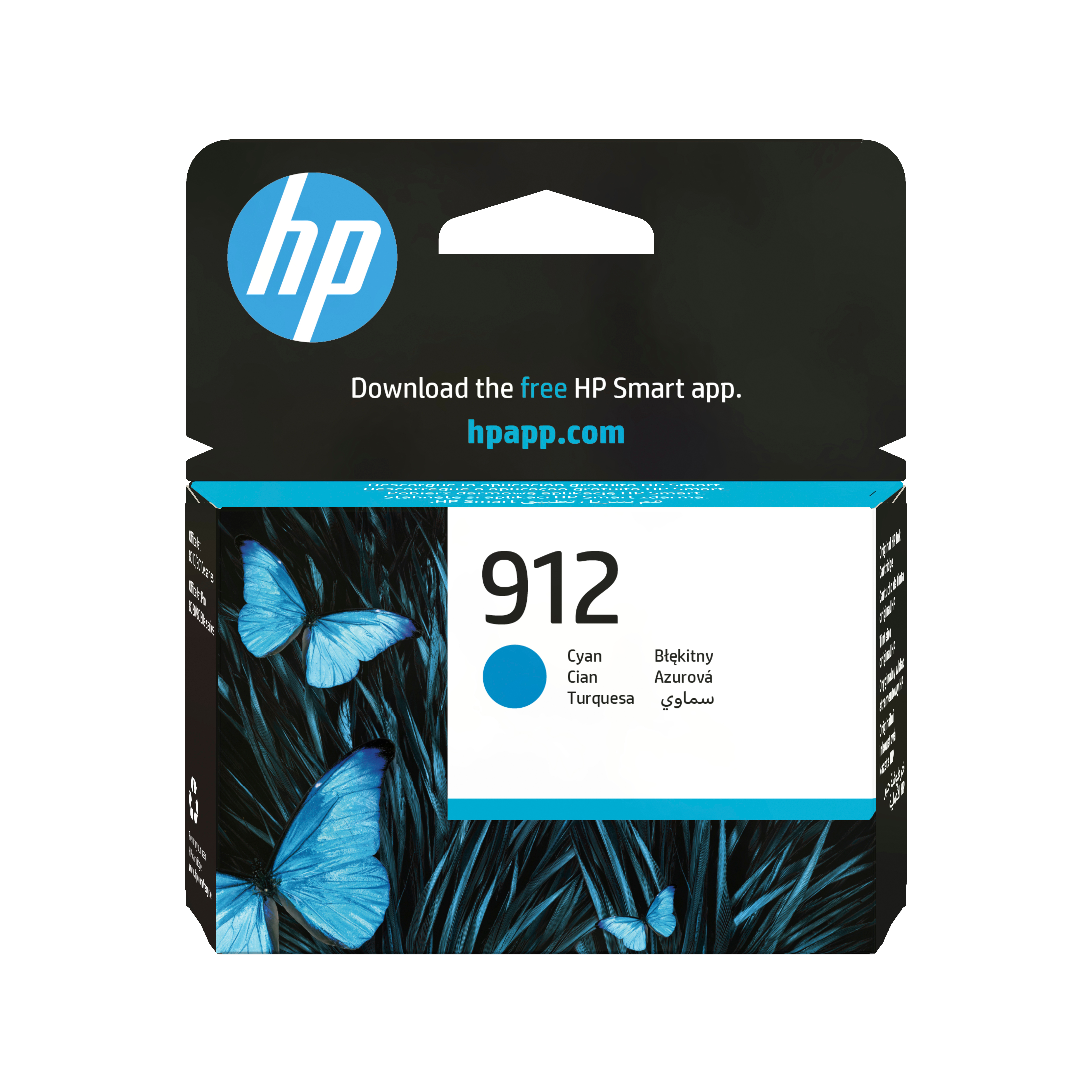 HP Cartouche d'encre 912 Cyan Authentique