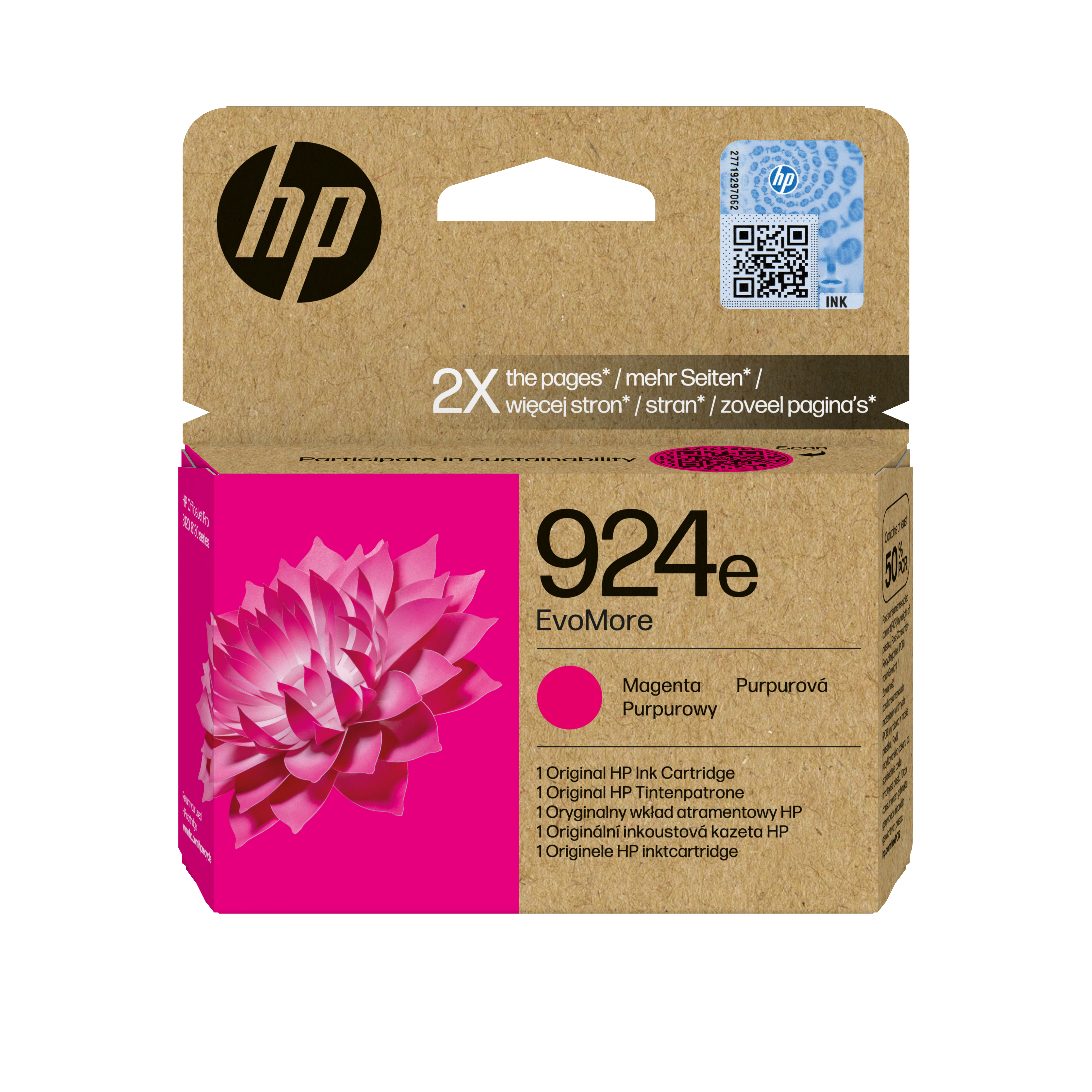 HP HP 924e EvoMore Magenta Original Ink Cartridge