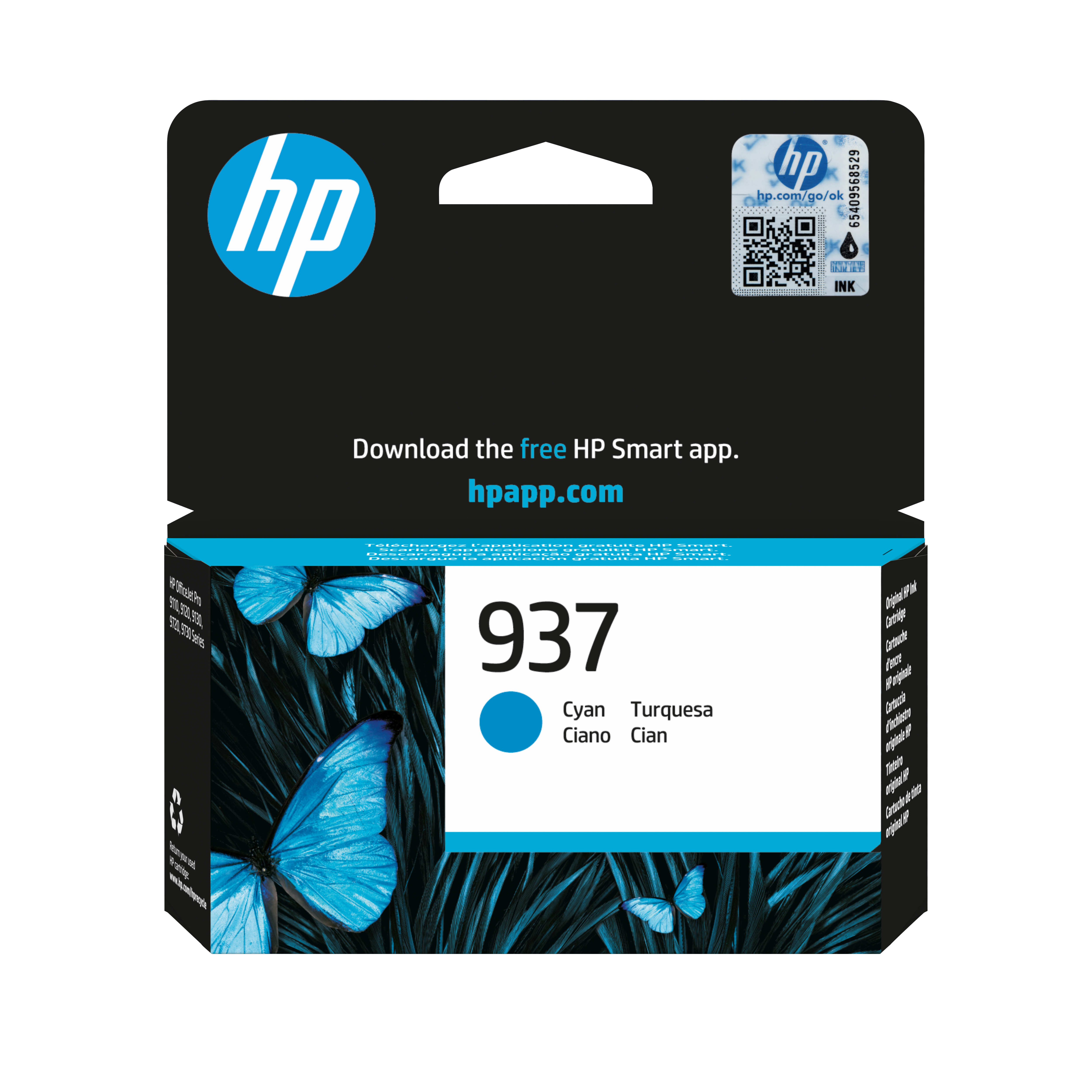 HP HP 937 Cyan Original Ink Cartridge