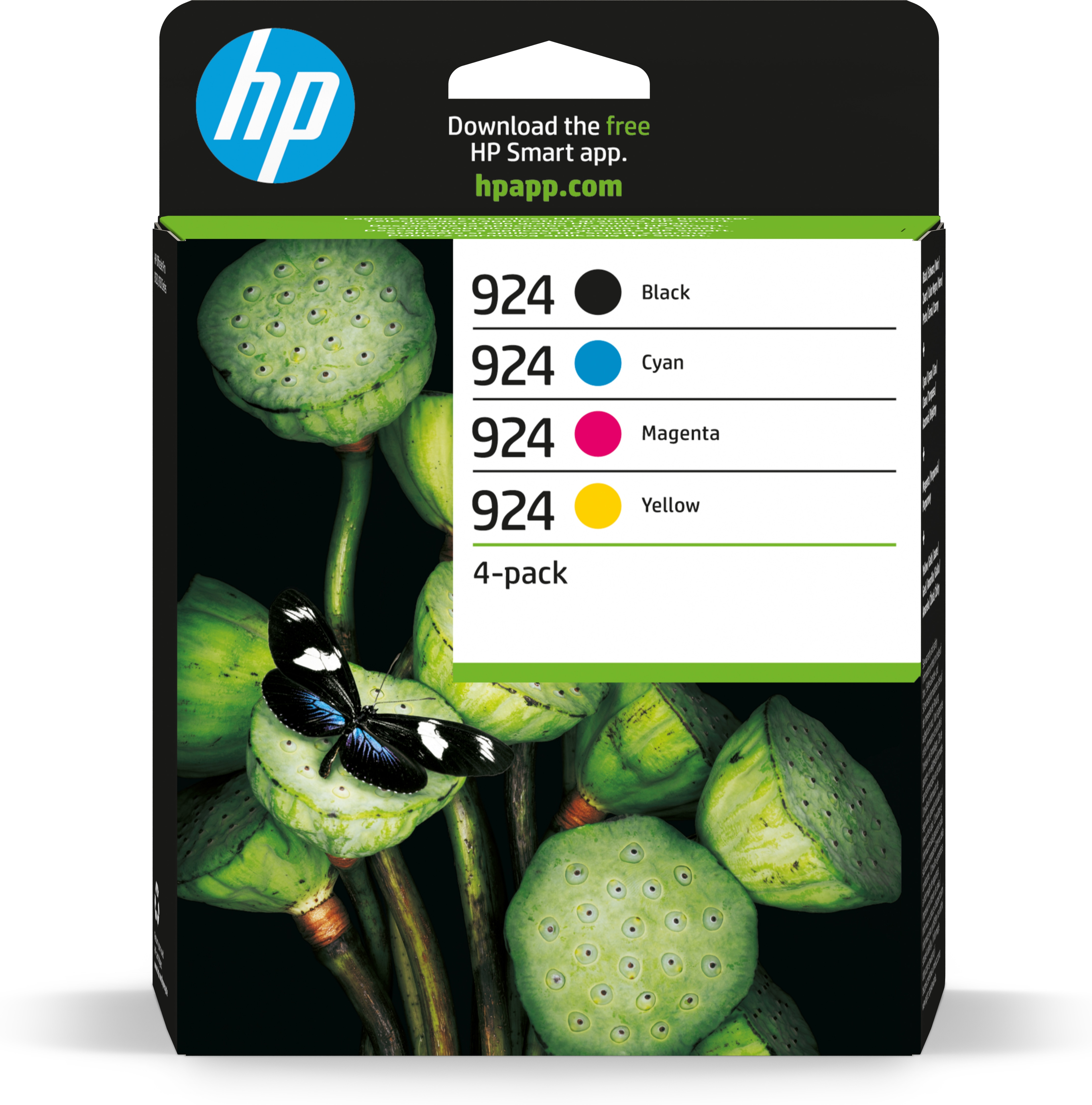 HP HP 924 CMYK Original Ink Cartridge 4-Pack
