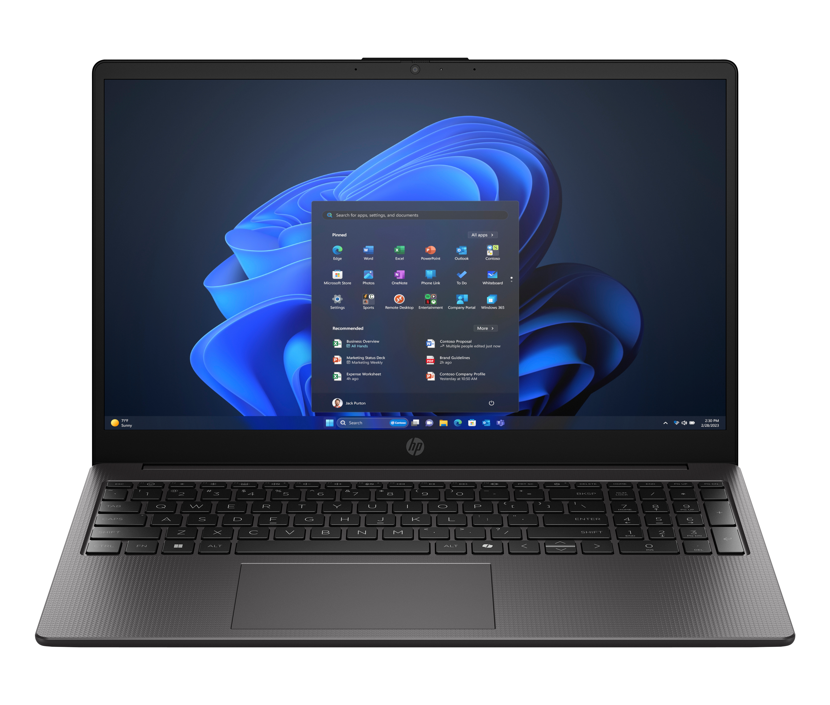 HP HP 250R G10 Intel Core 3 100U 15.6p FHD 8Go DDR5 512Go SSD ax+BT 3C Batt UMA W11P 1yr Wrty
