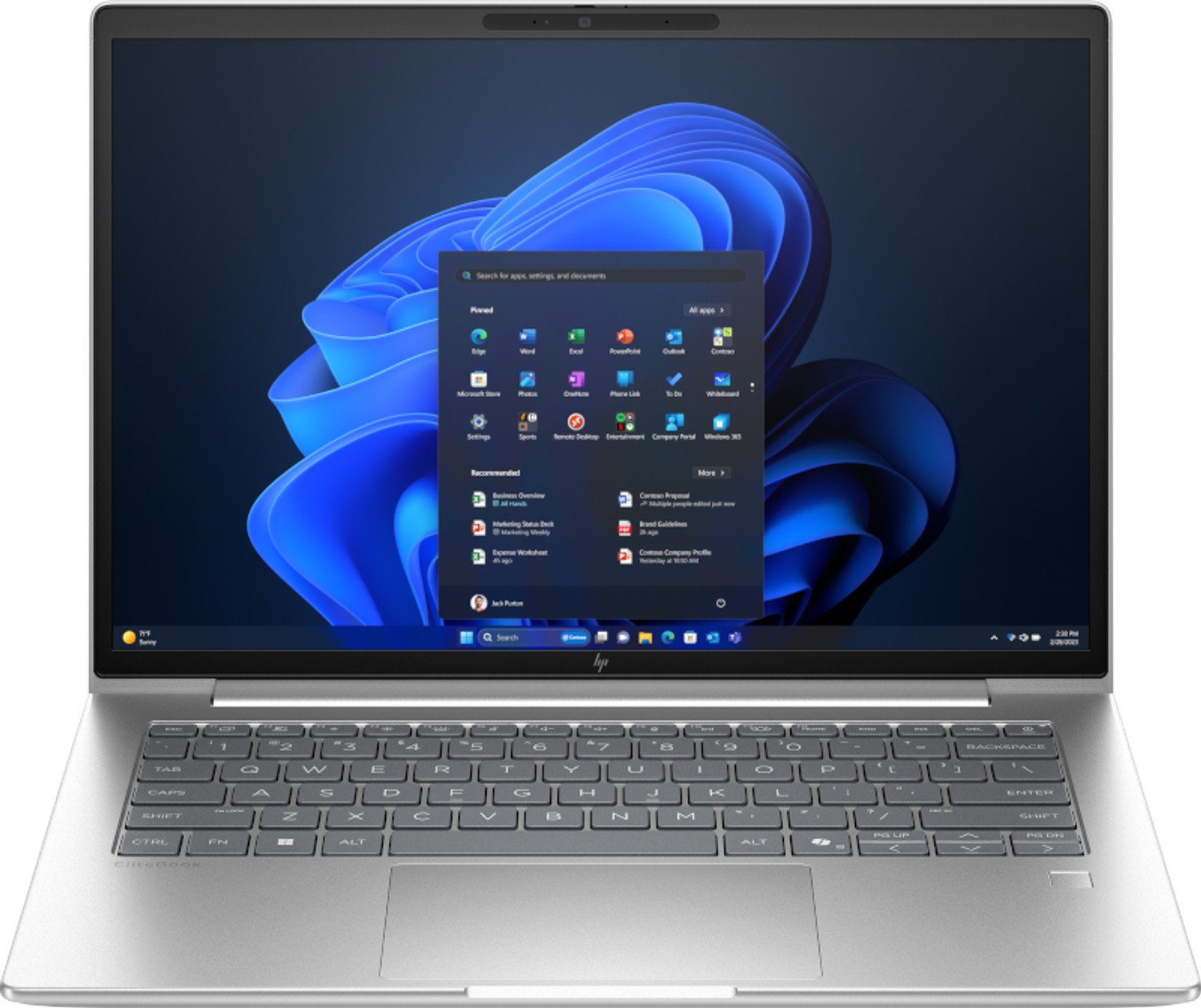 HP Ordinateur Portable EliteBook 6 G1i Intel Core Ultra 5 14 pouces 24 Go RAM 512 Go SSD