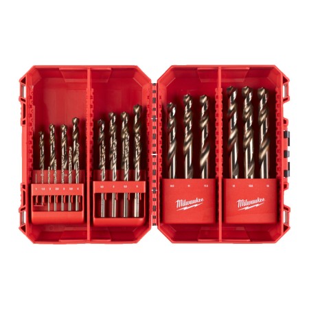 Milwaukee Coffret de 25 forets à métaux HSS-Cobalt Ø1-13 mm