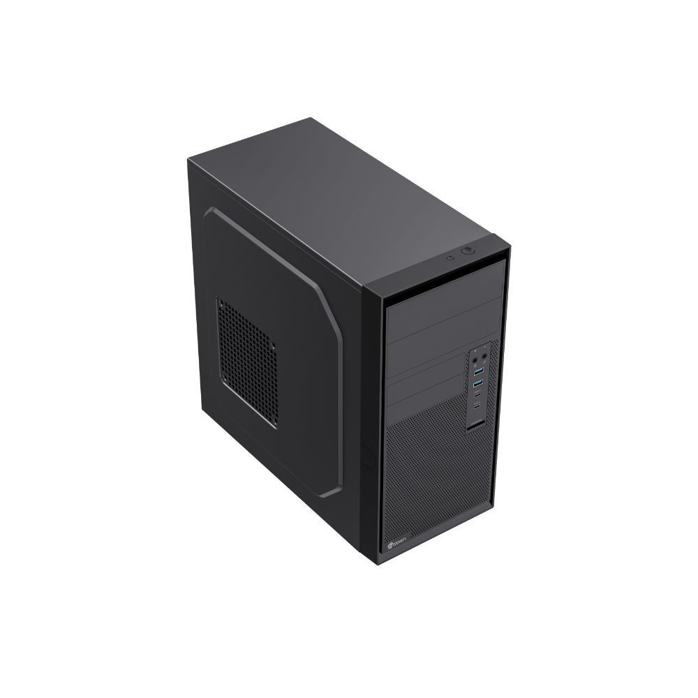 HEDEN Boitier MicroATX Aero2 Heden avec alimentation 455W (puissance continue 250W),
