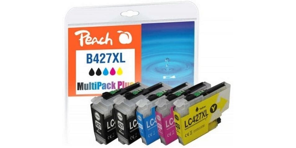 Peach Patrone Brother LC-427XL MutliPackPlus 2xbk+1c,m,y remanufactured