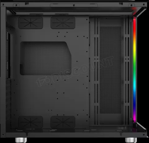 Xigmatek Boitier Moyen Tour E-ATX Osiris RGB avec panneau vitré (Noir)
