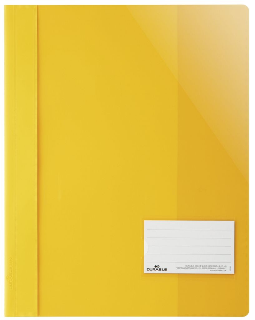 Durable DURABLE Schnellhefter überbreit gelb